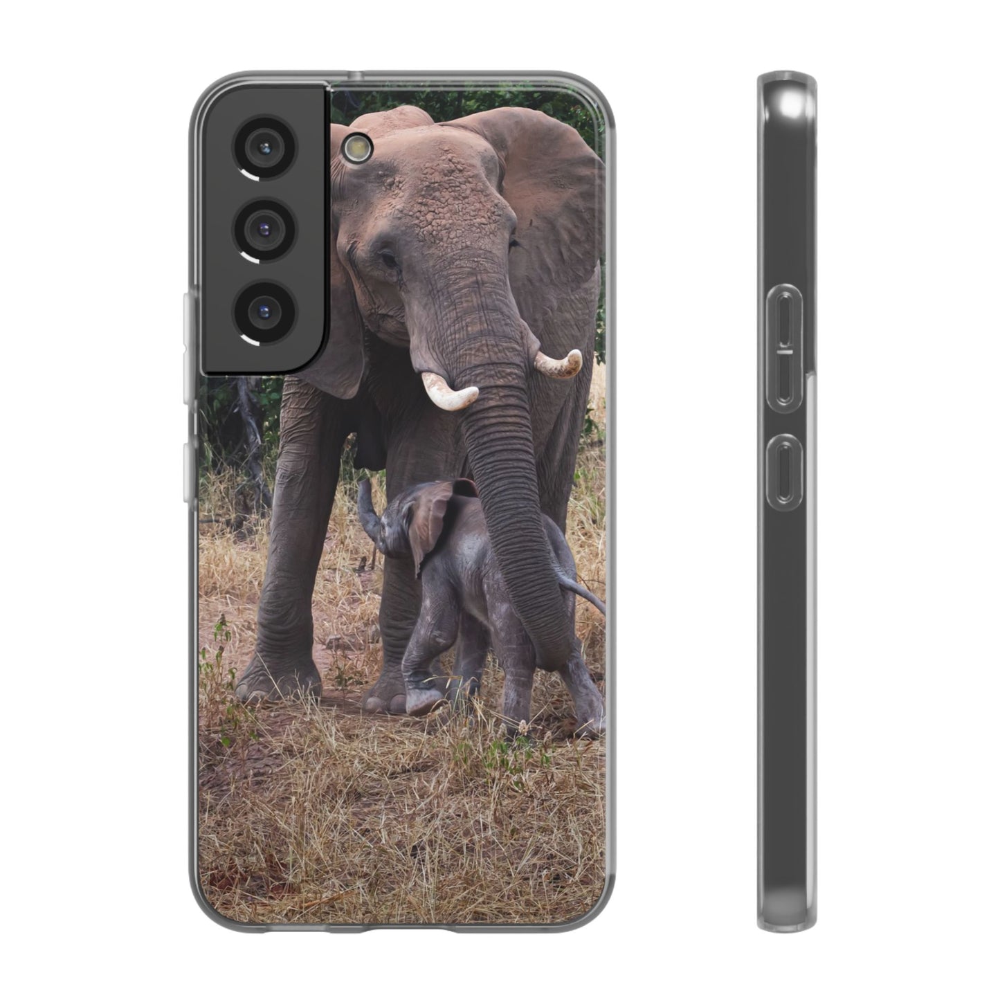 Flexi Cases - Elephant and Baby Samsung Galaxy S22