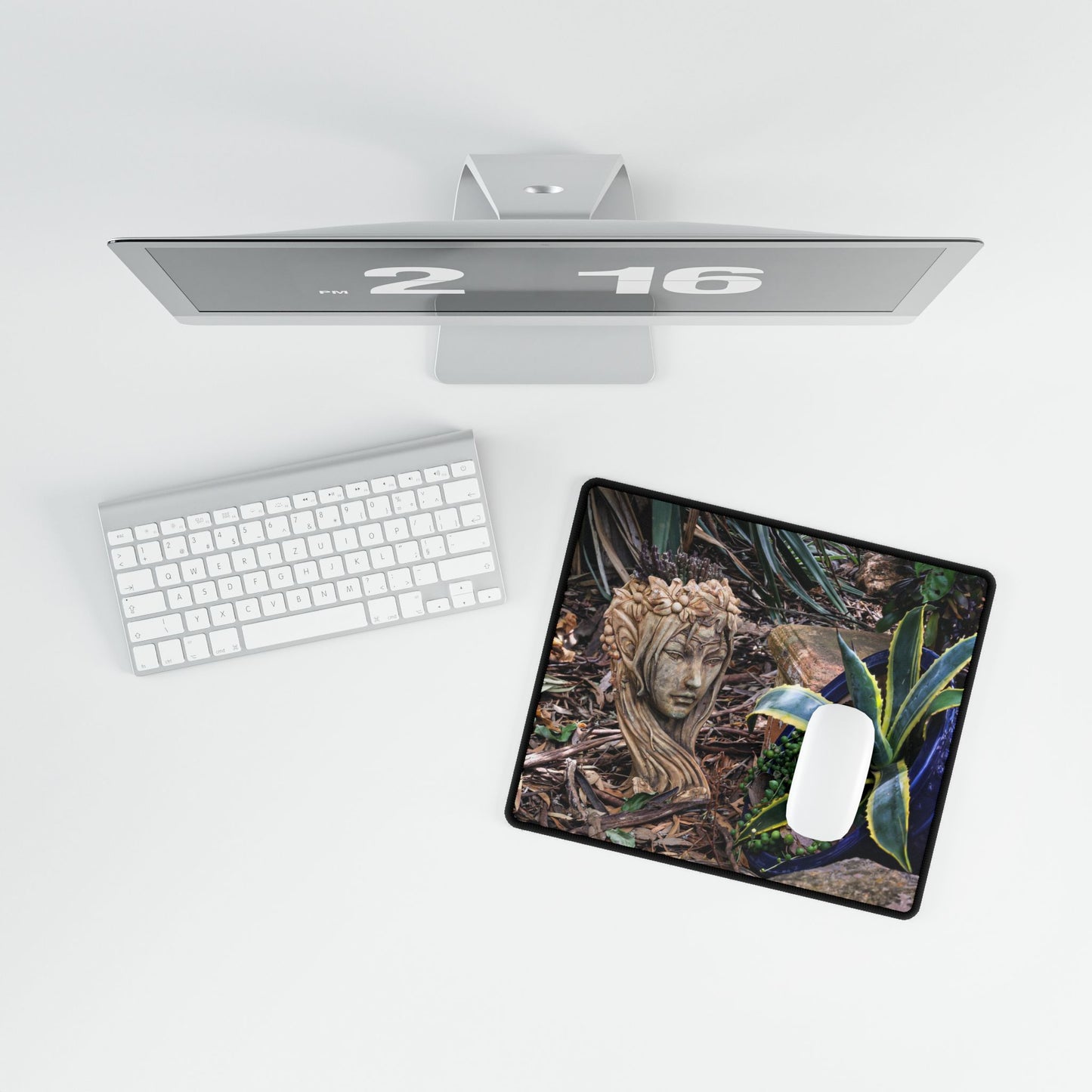 Tranquil Garden Desk Mats 14.4" × 12.1"