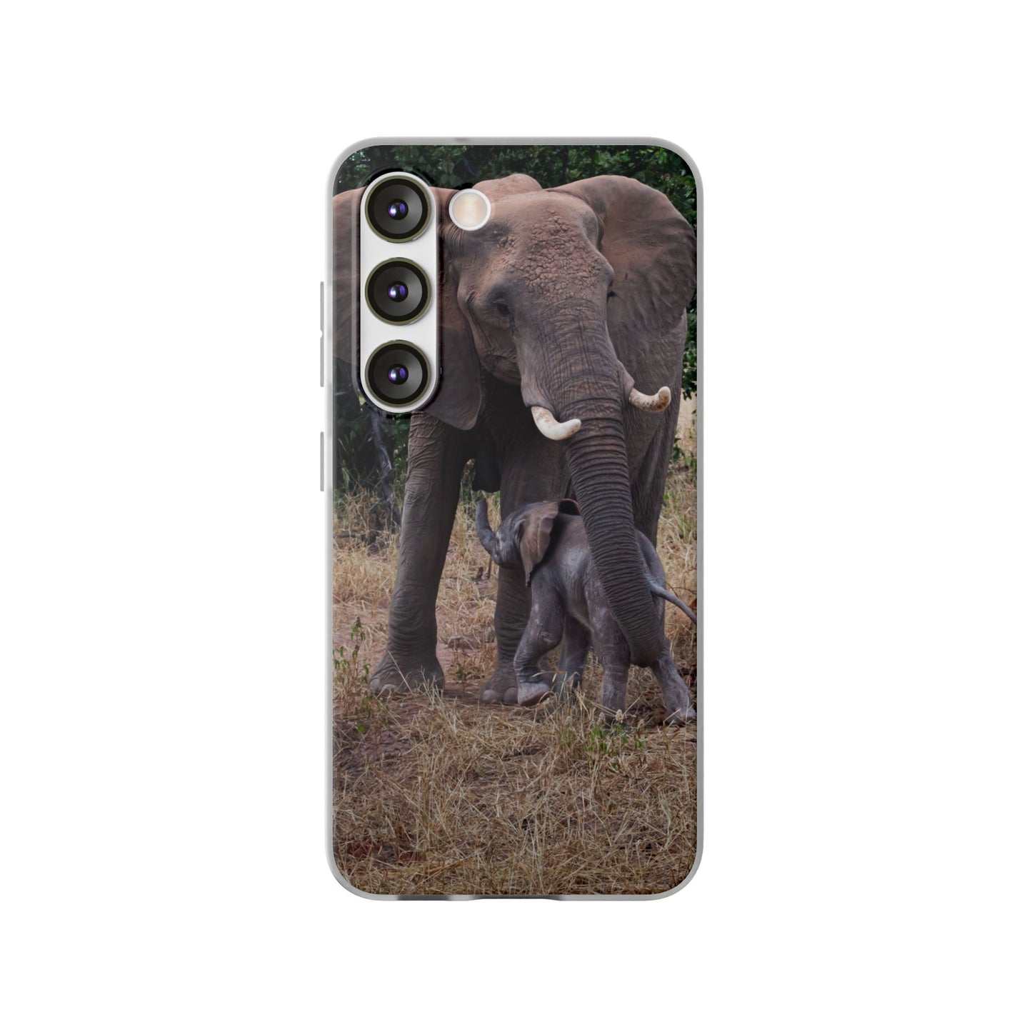 Flexi Cases - Elephant and Baby Samsung Galaxy S23