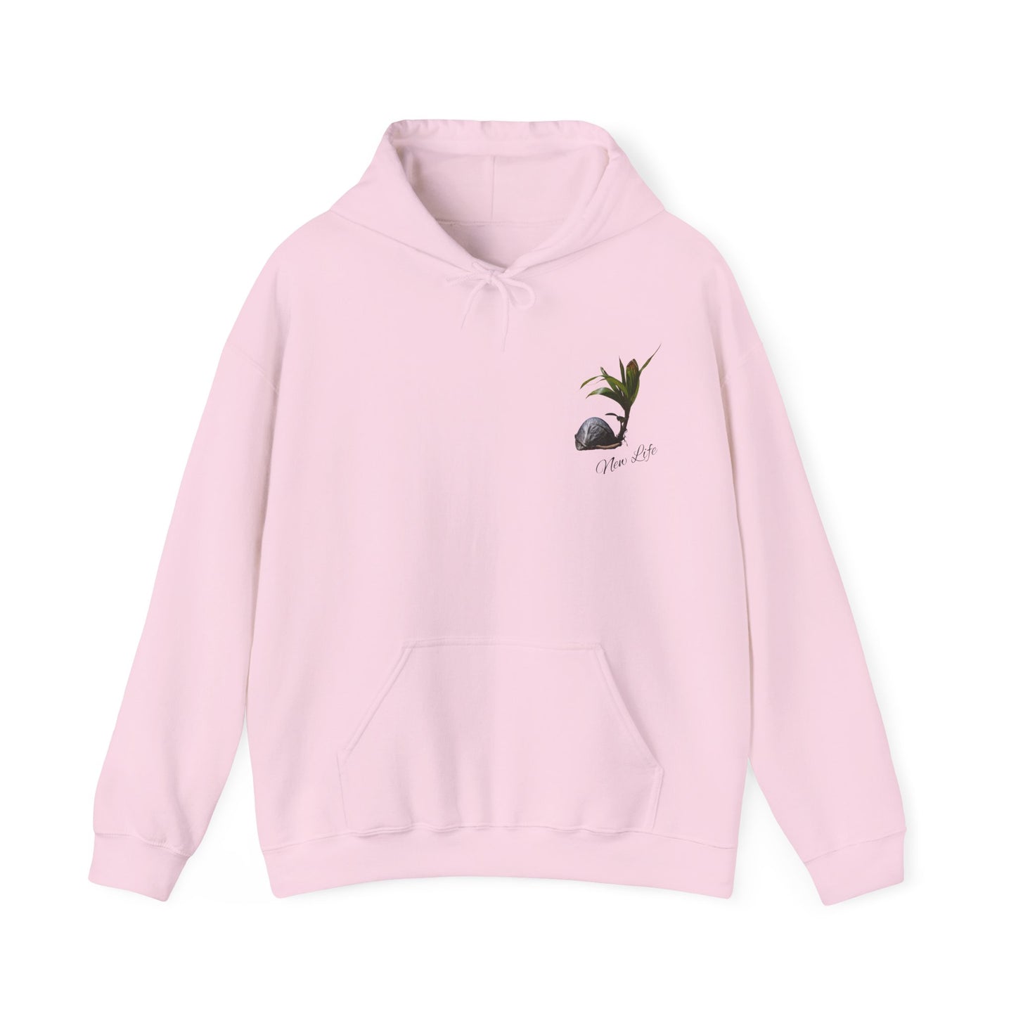 New Life Coconut Hoodie Light Pink