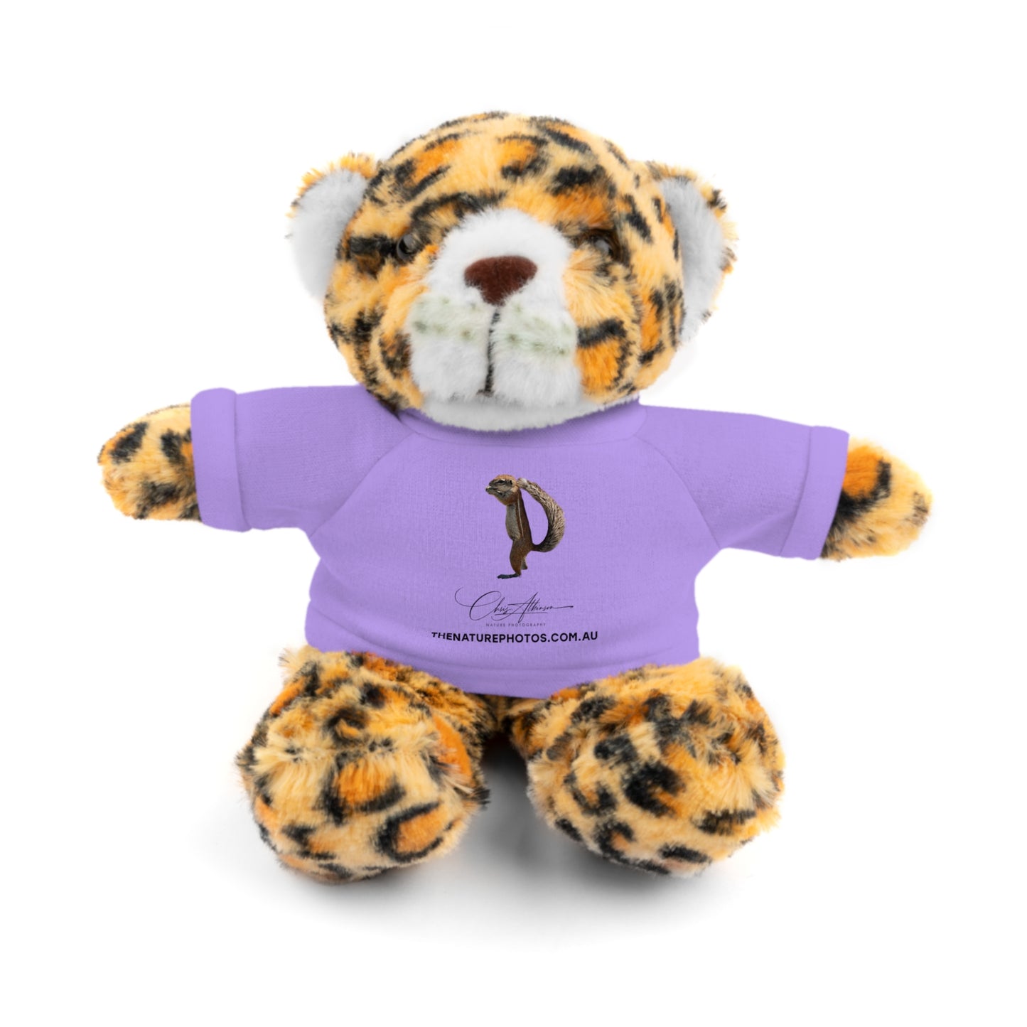 Teddy Jaguar with Tee Lavender Jaguar 8"