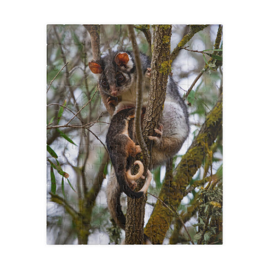 Puzzle (110, 252, 520, 1014-piece) - Possum and Joeys 110 pcs (Vertical)
