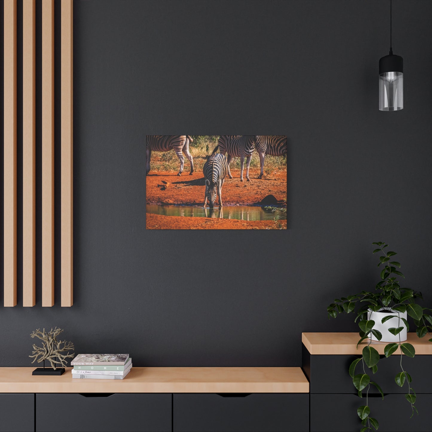 Zebra Nature Print Canvas Print