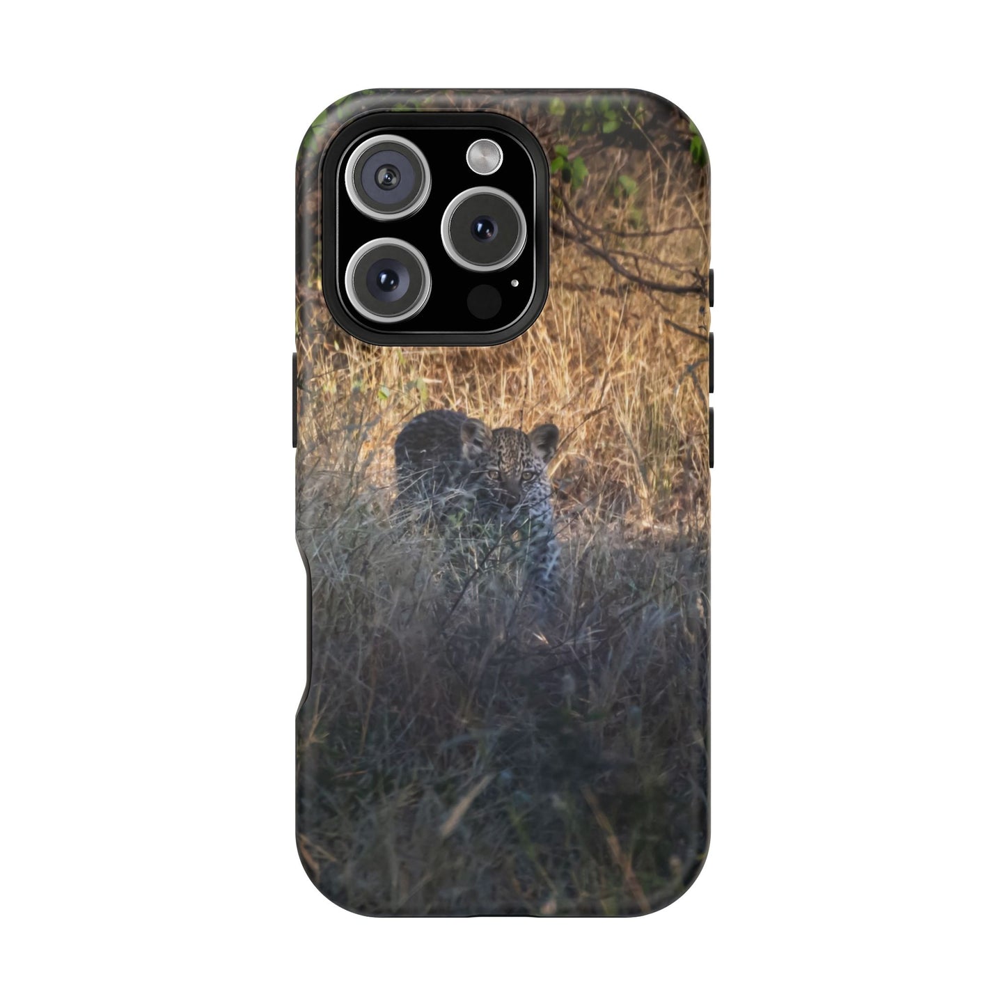 Magsafe® Compatible Tough Cases - Leopard Cub iPhone 16 Pro Matte
