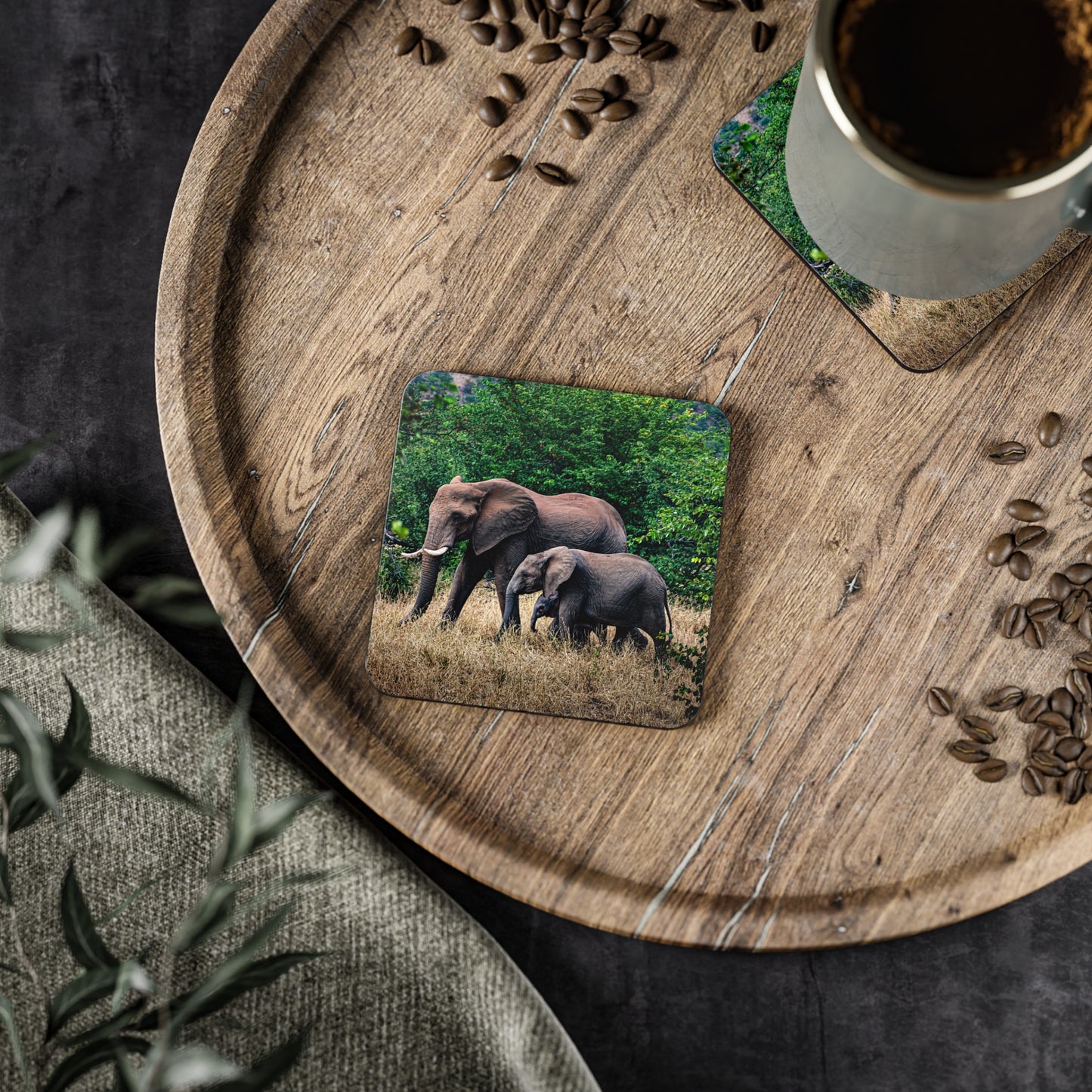 Family of Elephants Coasters