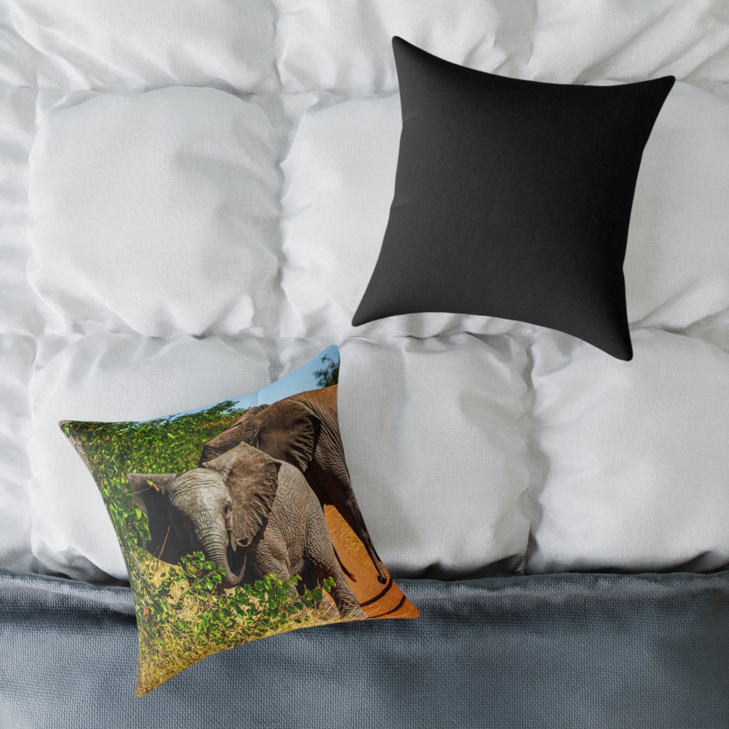 Young Elephant Pillow