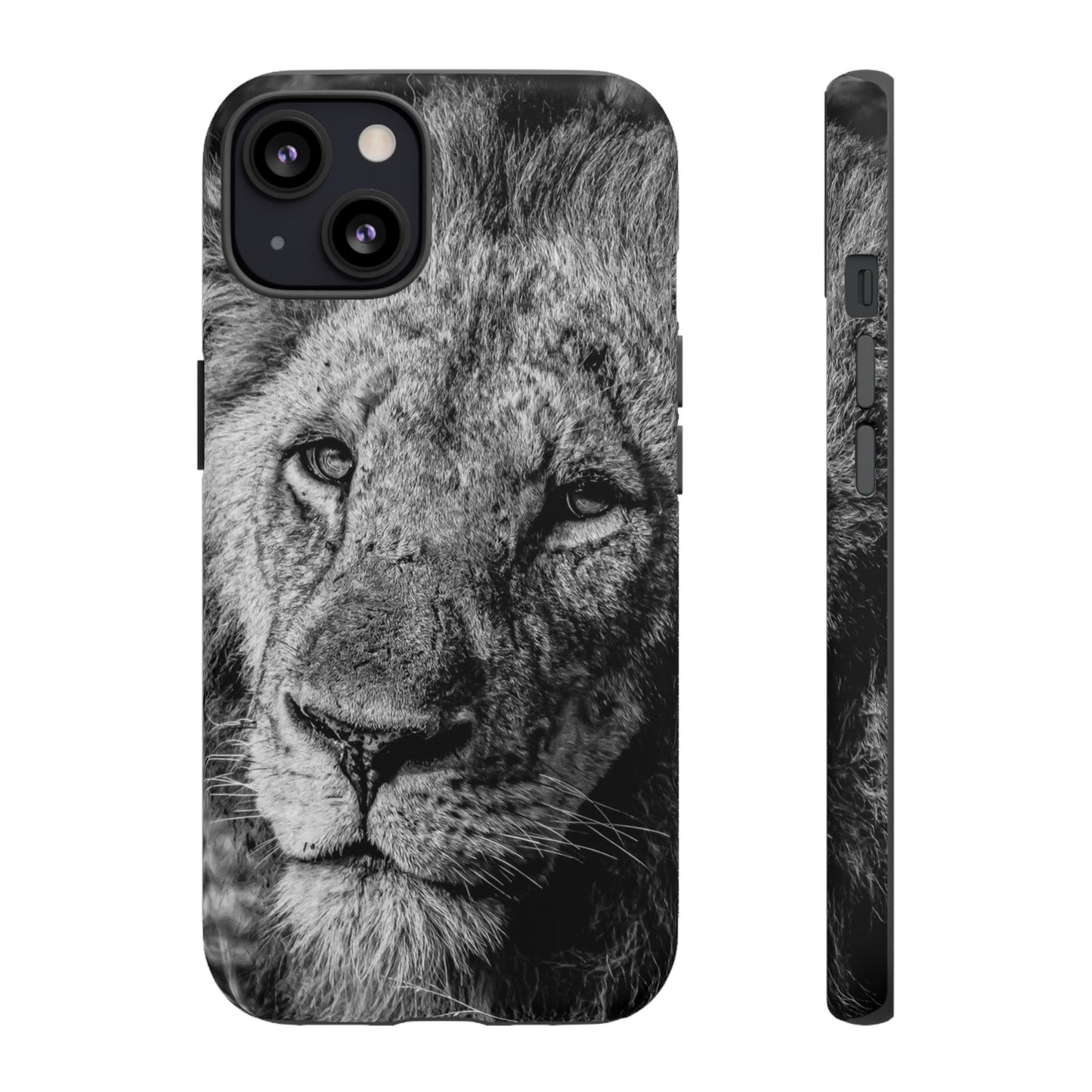 Tough Case - Old Lion B&W iPhone 13 Matte