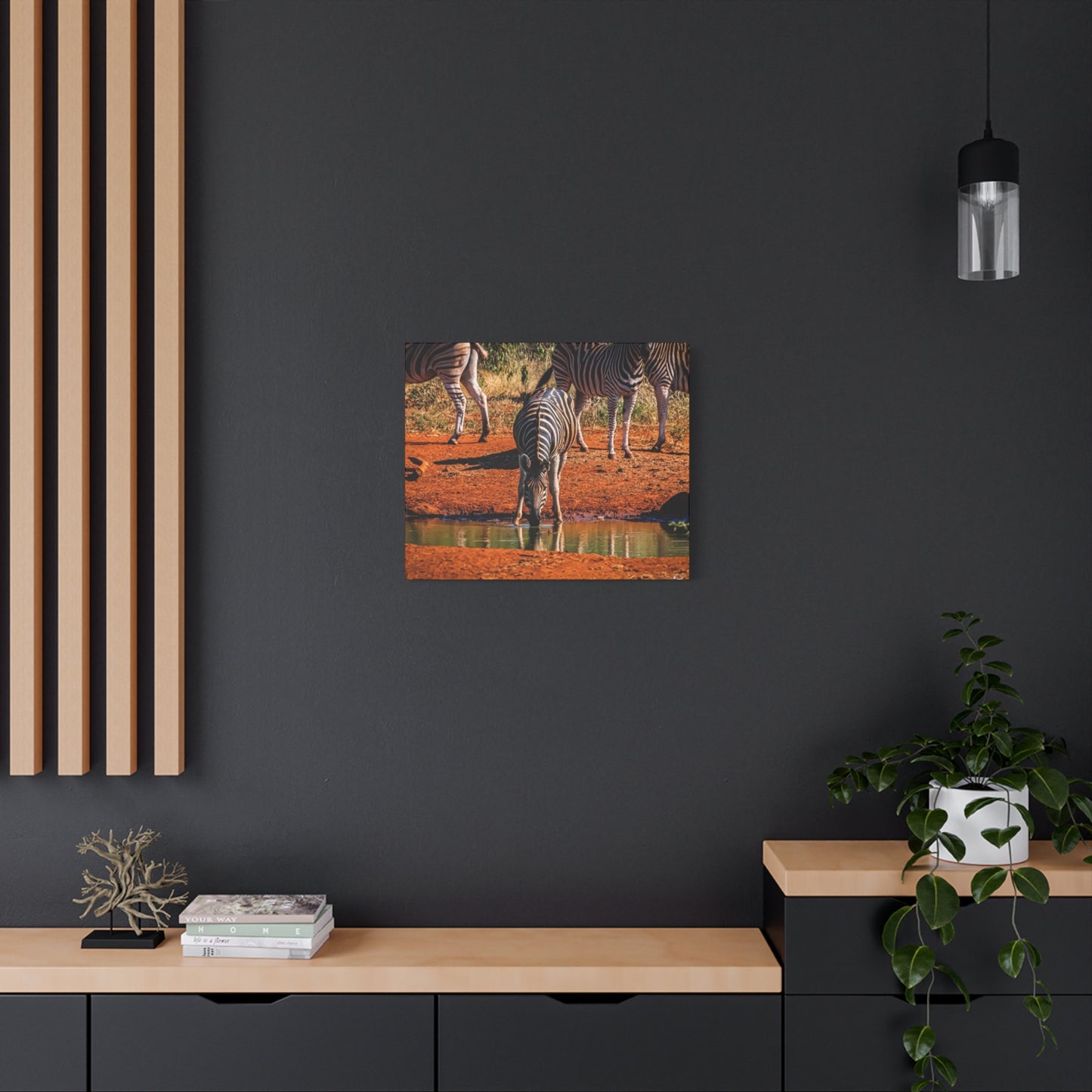 Zebra Nature Print Canvas Print
