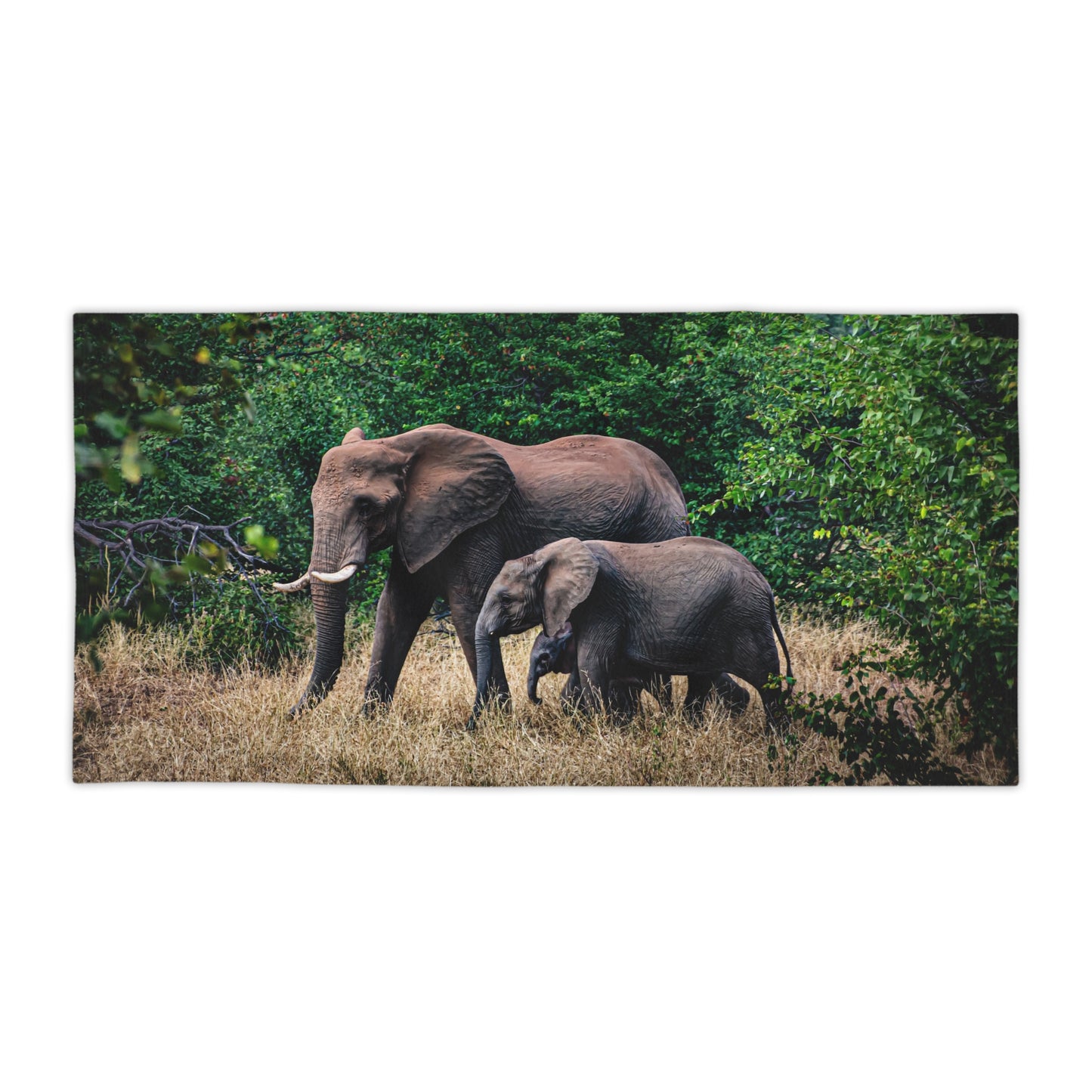 African Elephant Beach Towels 30" × 60"