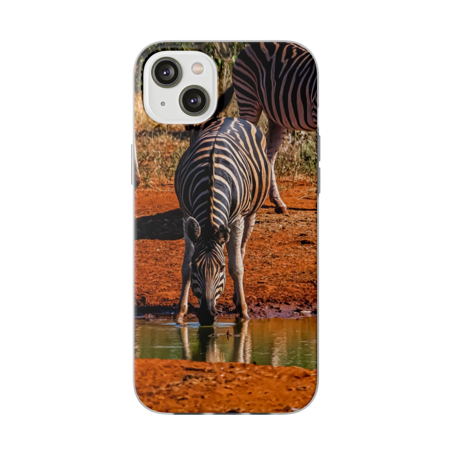 Flexible Zebra Phone Case iPhone 14 Plus