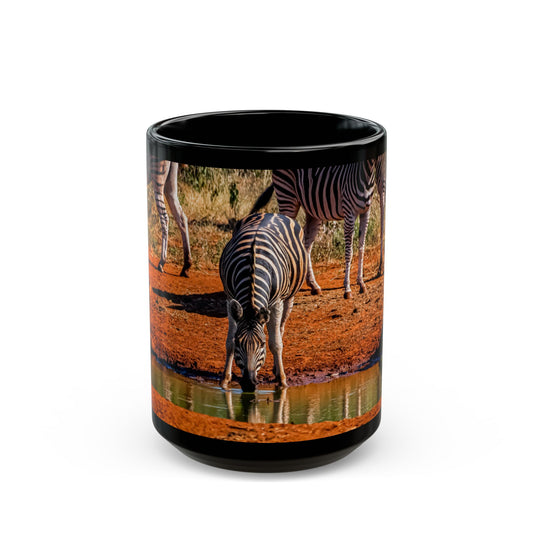 Drinking Zebra Mug 15oz