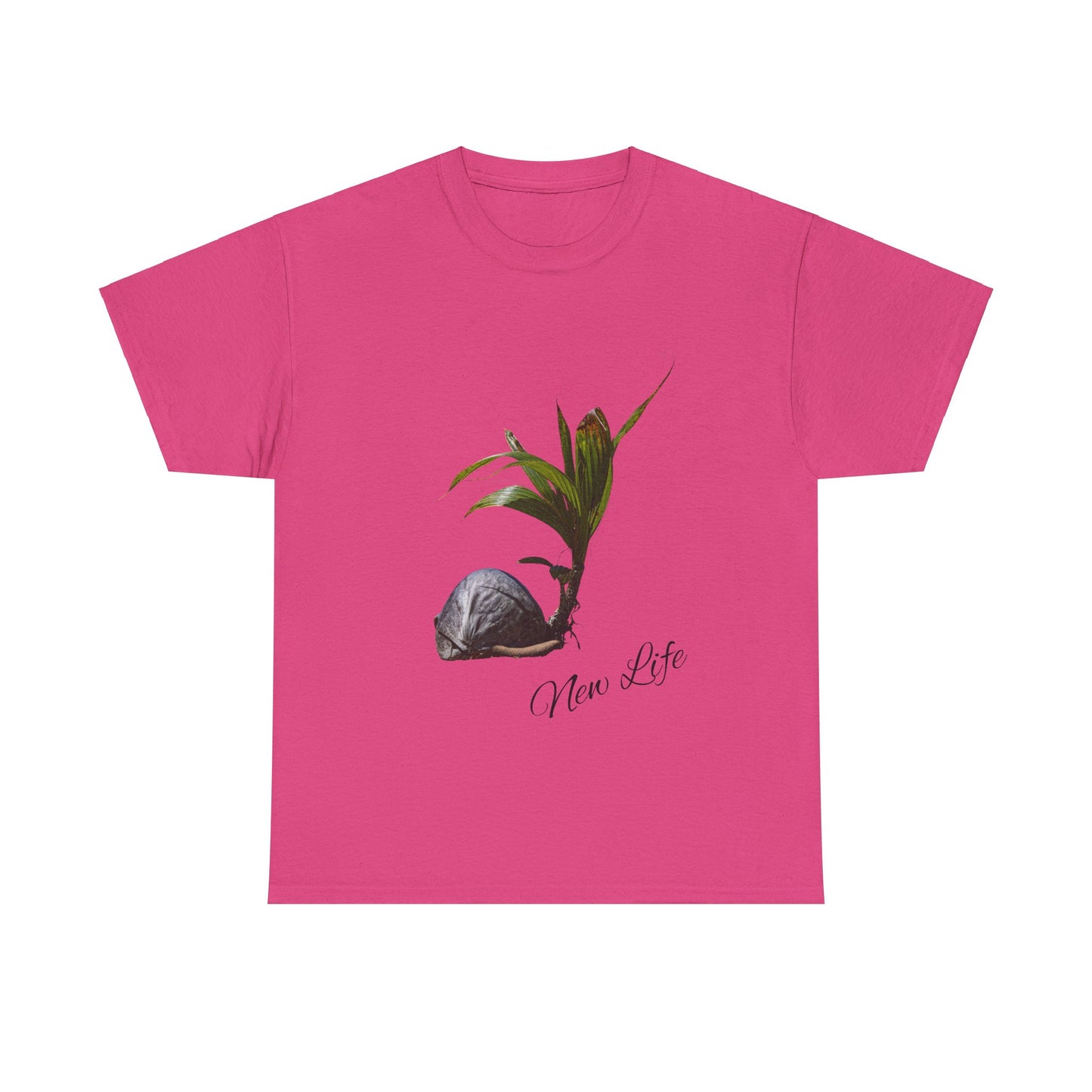 New Life Coconut Tee Heliconia