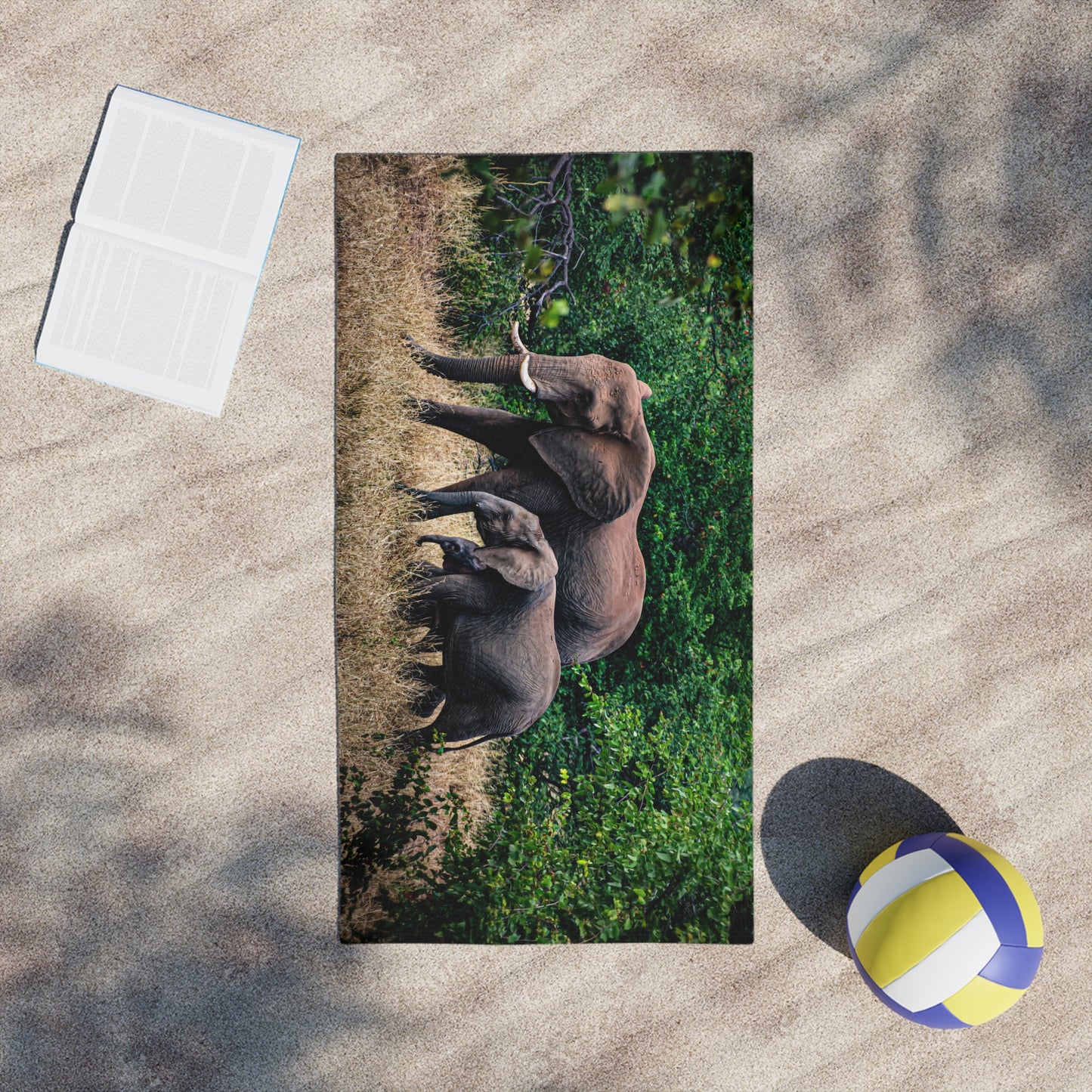 African Elephant Beach Towels