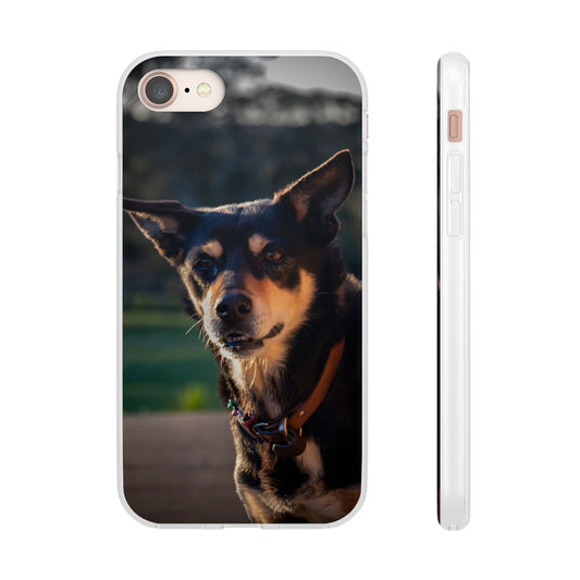 Kelpie Dog Flexi Case iPhone 8