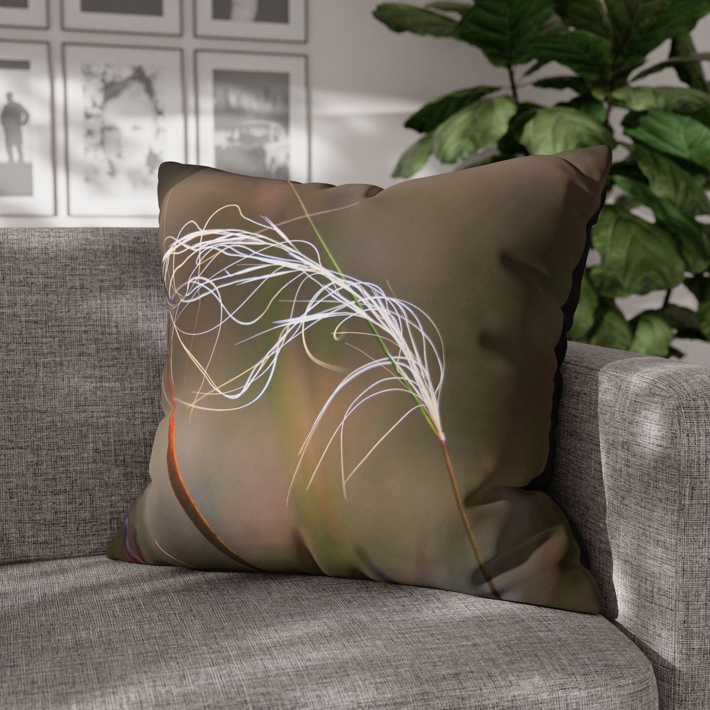 Poly Canvas Pillowcase - Australian Wildflowers