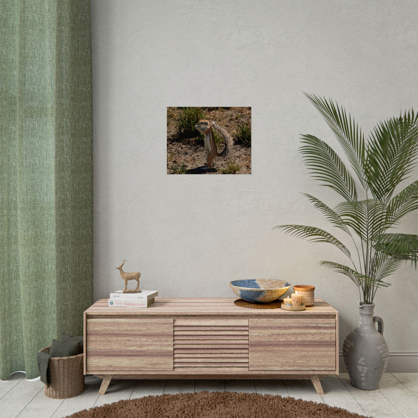 Rolled Posters - Ground Squirrel 20″ x 16″ (Horizontal) Semi Glossy