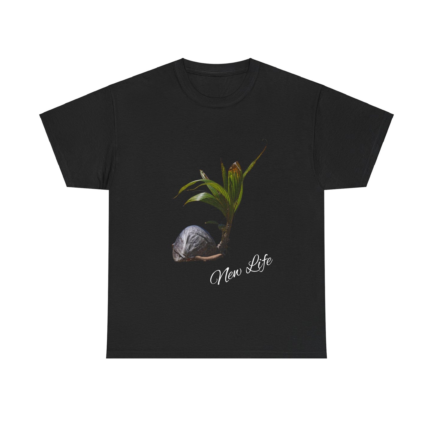 New Life Coconut Tee Black