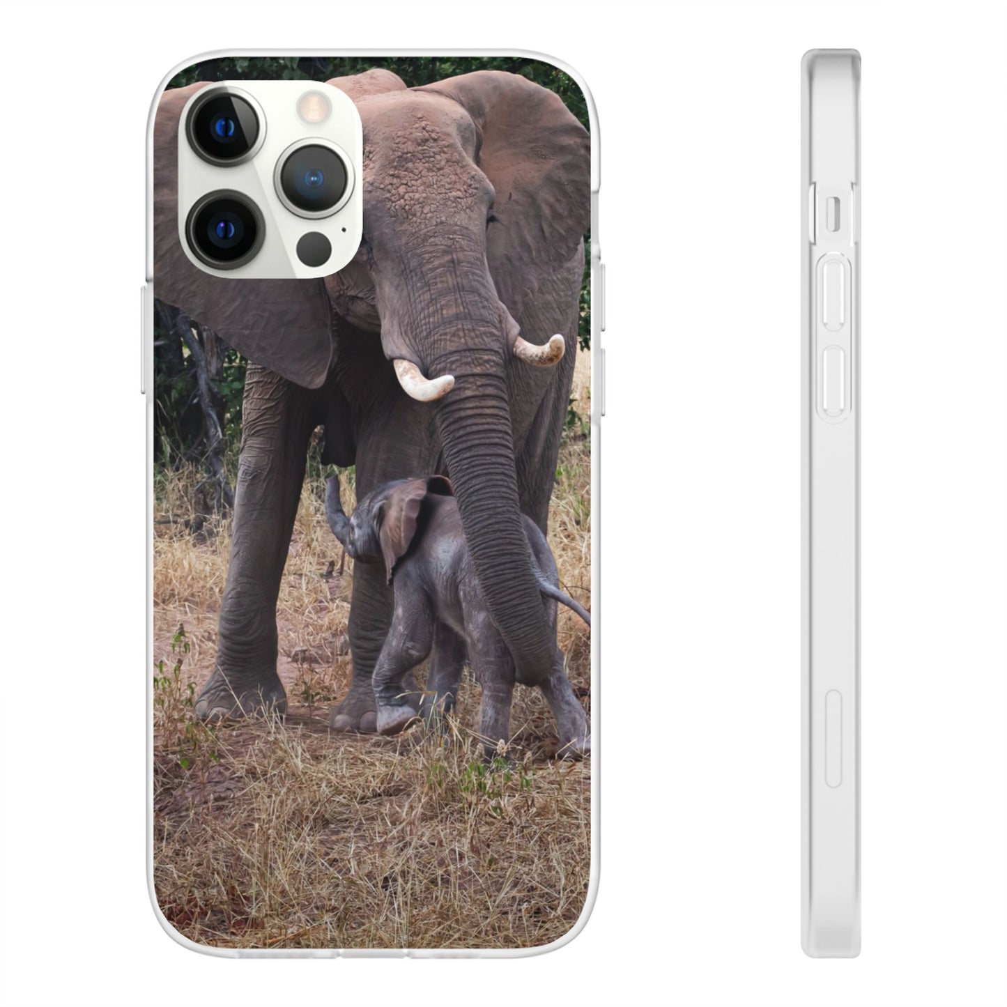 Flexi Cases - Elephant and Baby iPhone 12 Pro
