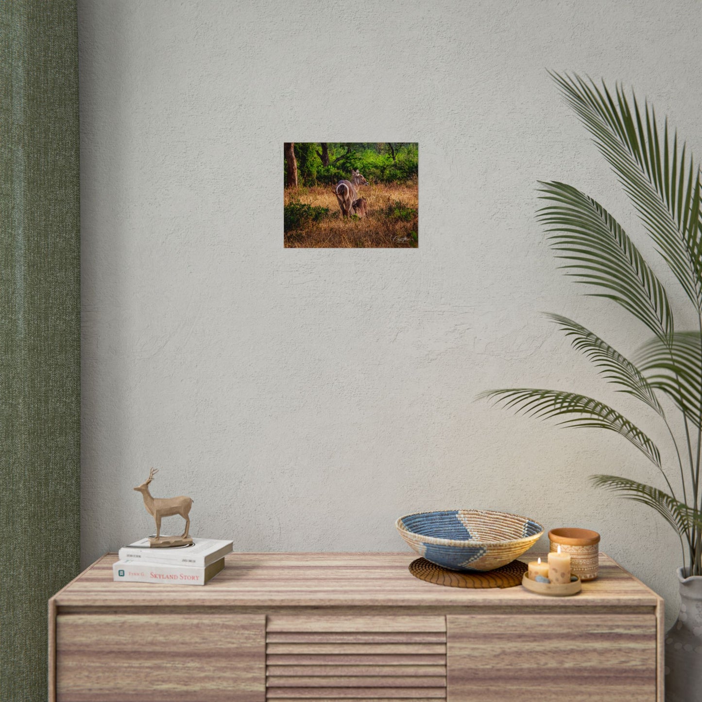 Waterbuck Baby Animal Posters 14″ x 11″ (Horizontal) Fine Art