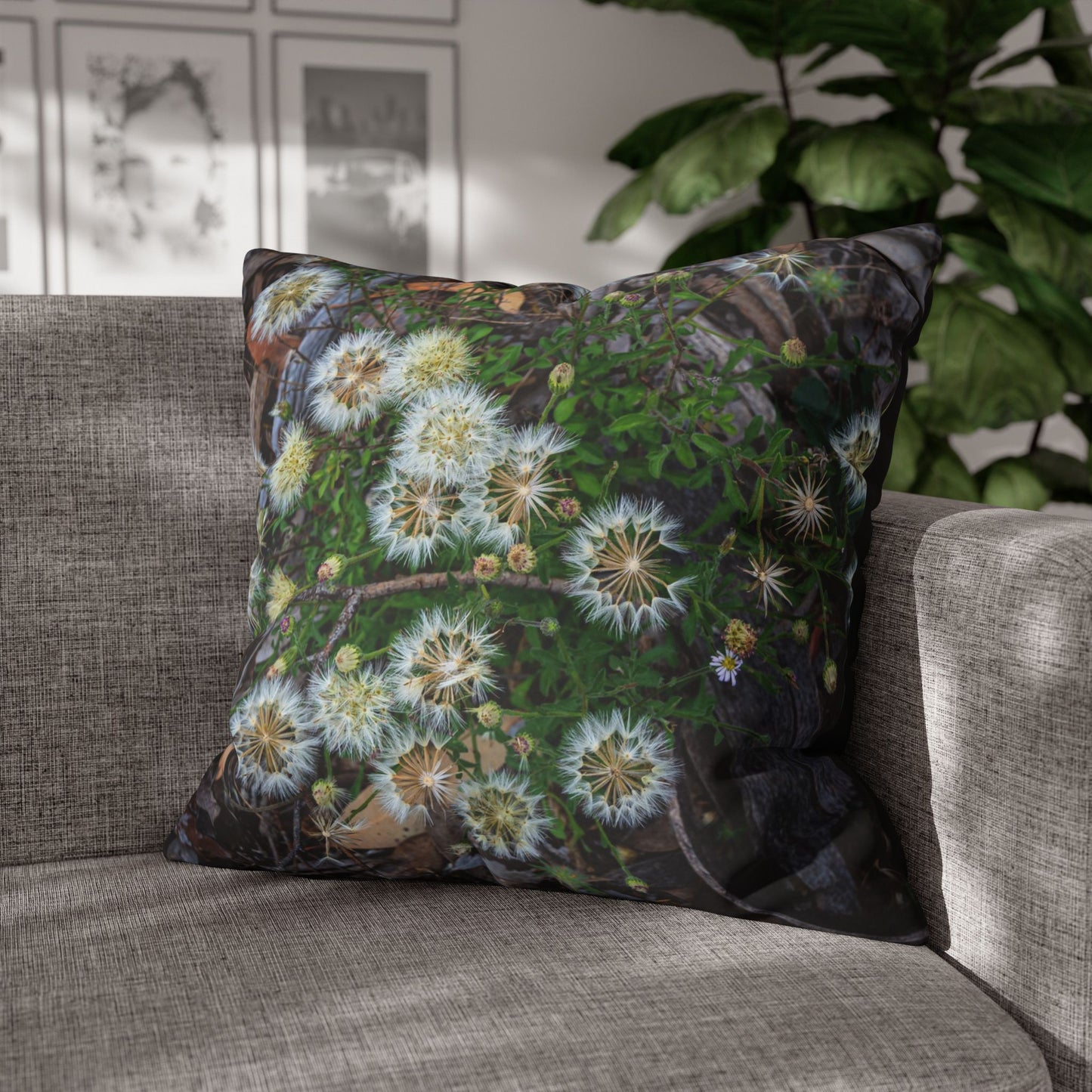 Poly Canvas Pillowcase - Australian Wildflowers