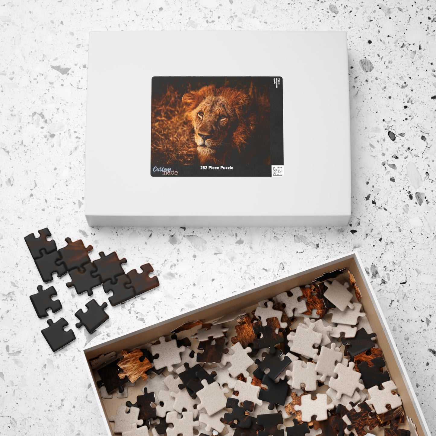 Majestic Old Lion Jigsaw Puzzle