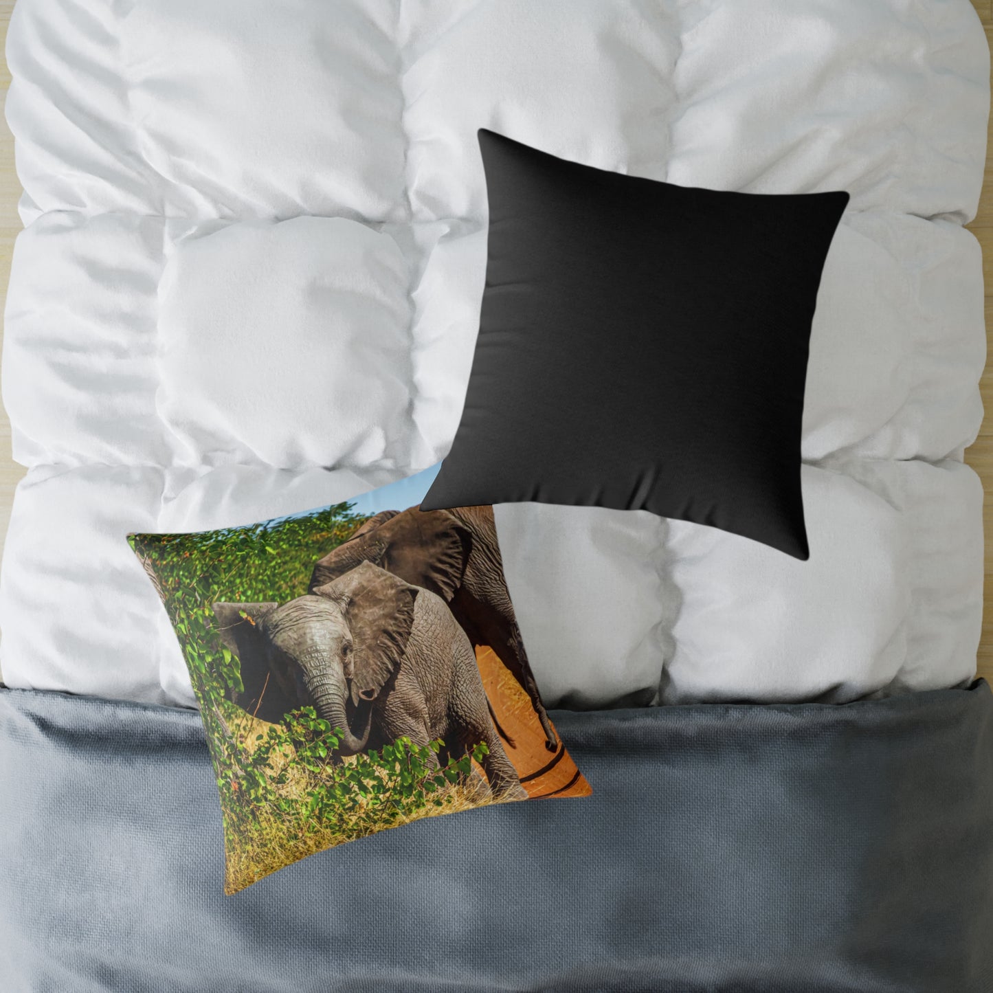 Young Elephant Pillow
