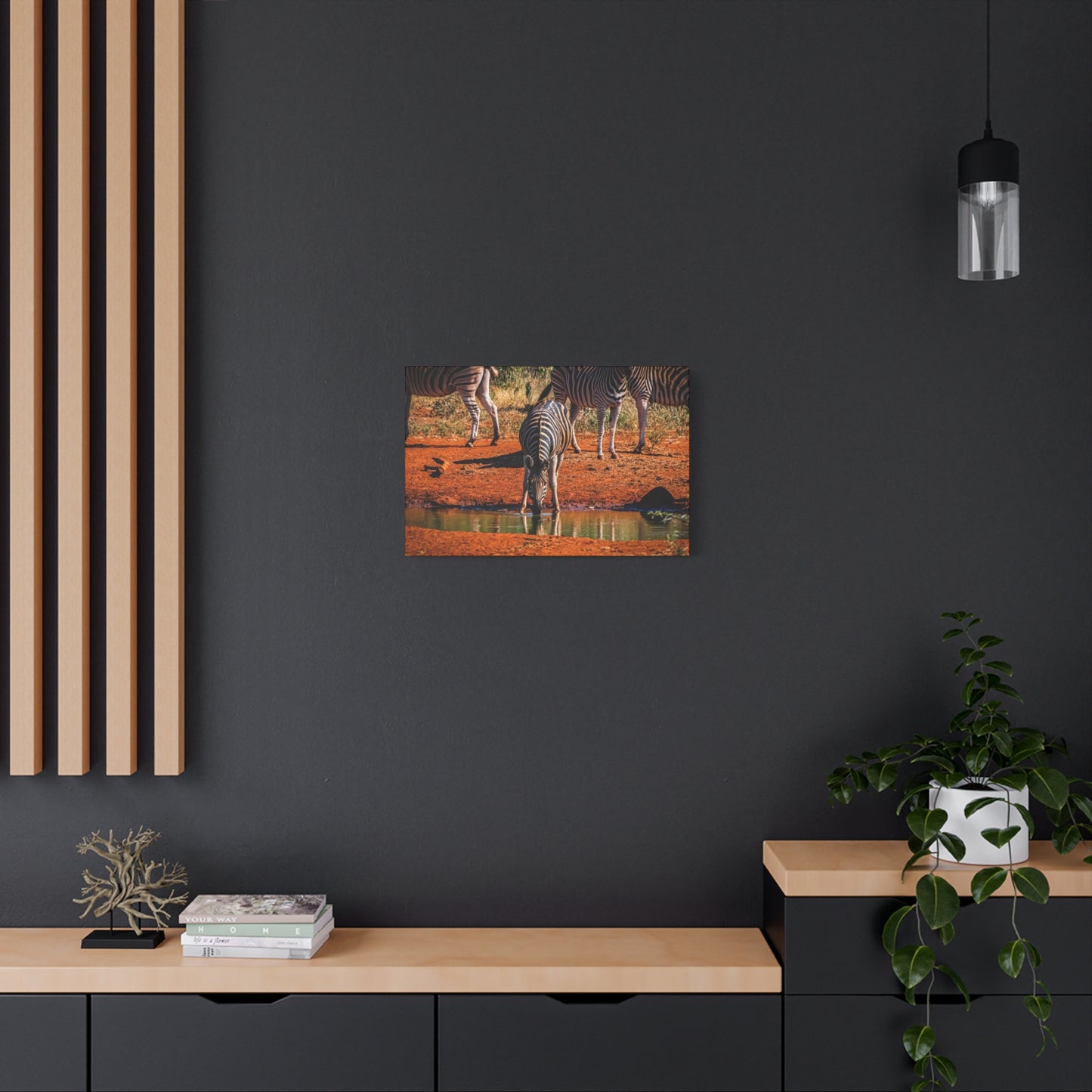 Zebra Nature Print Canvas Print