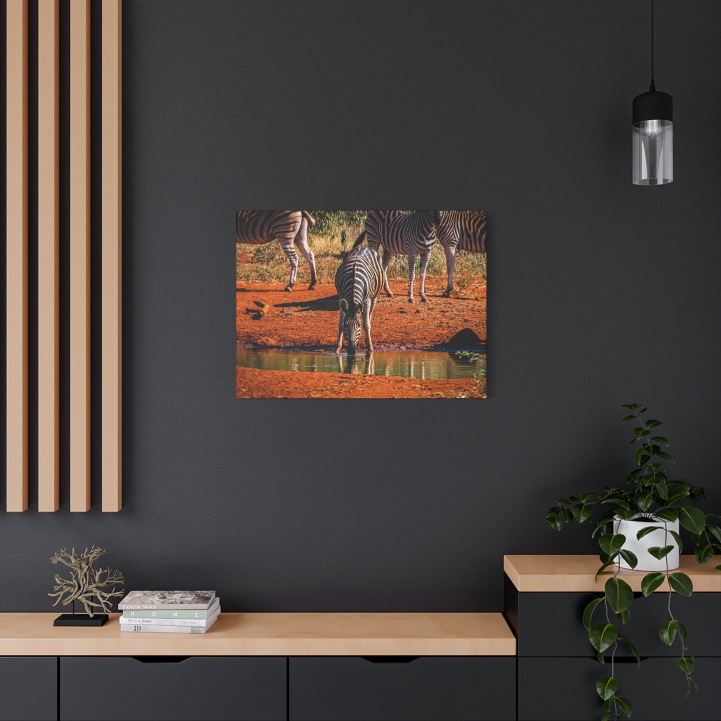 Zebra Nature Print Canvas Print
