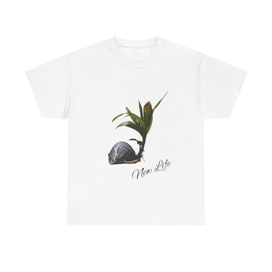 New Life Coconut Tee White