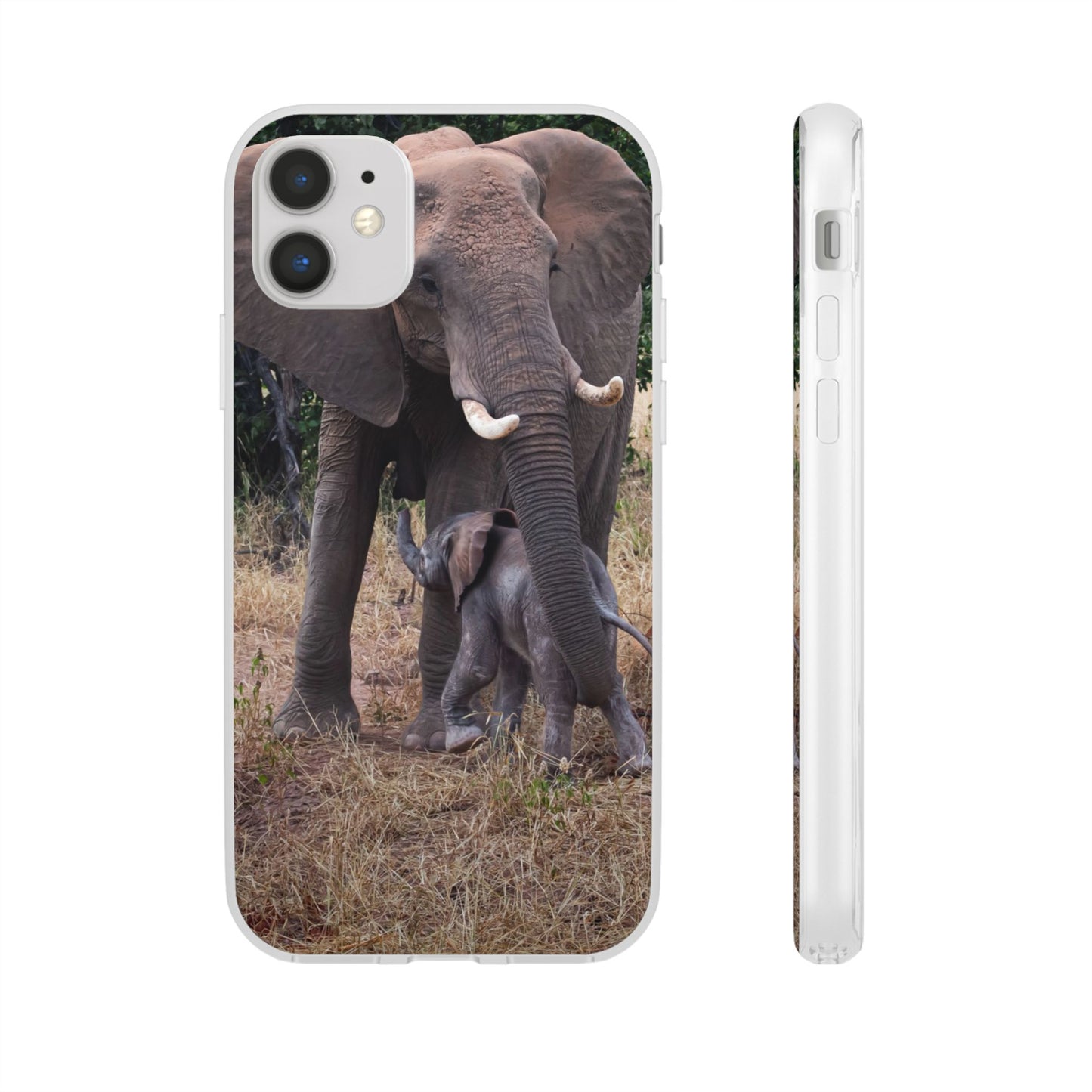 Flexi Cases - Elephant and Baby iPhone 11