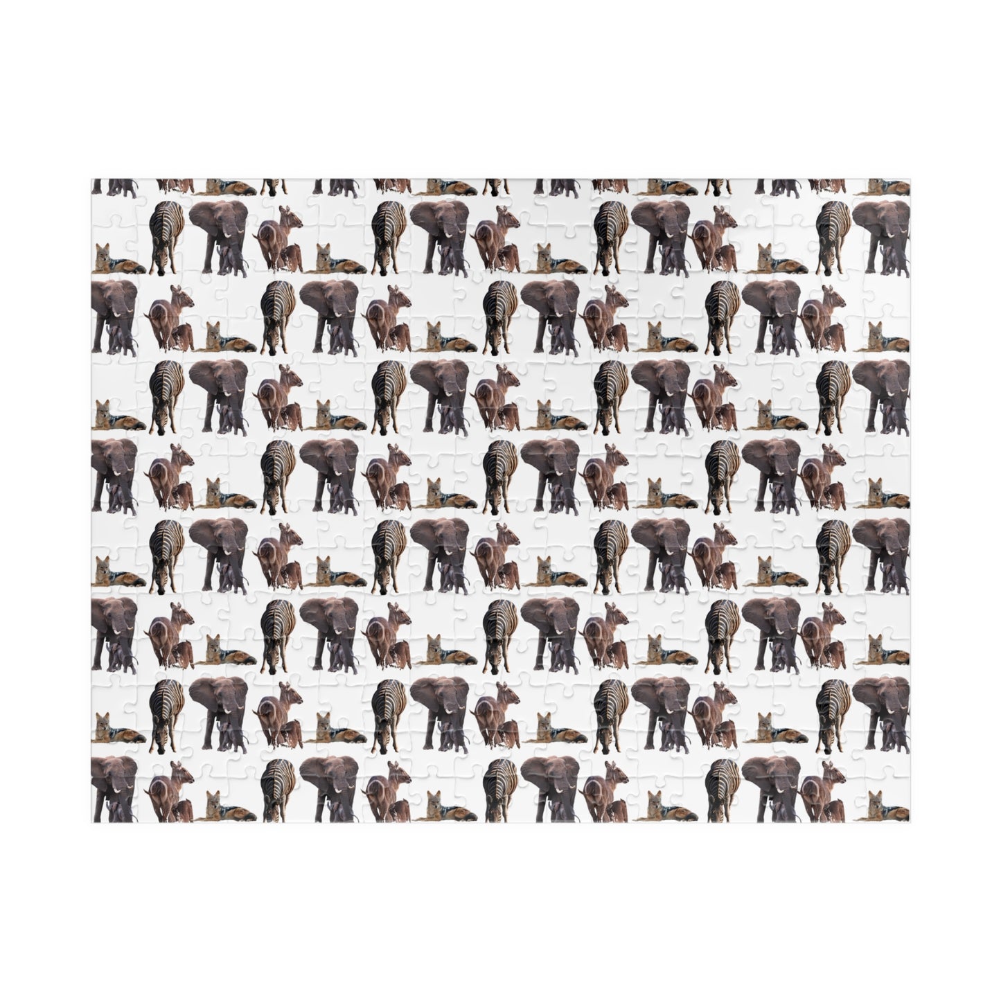 African Animal Super Difficult Puzzle 252 pcs (Horizontal)