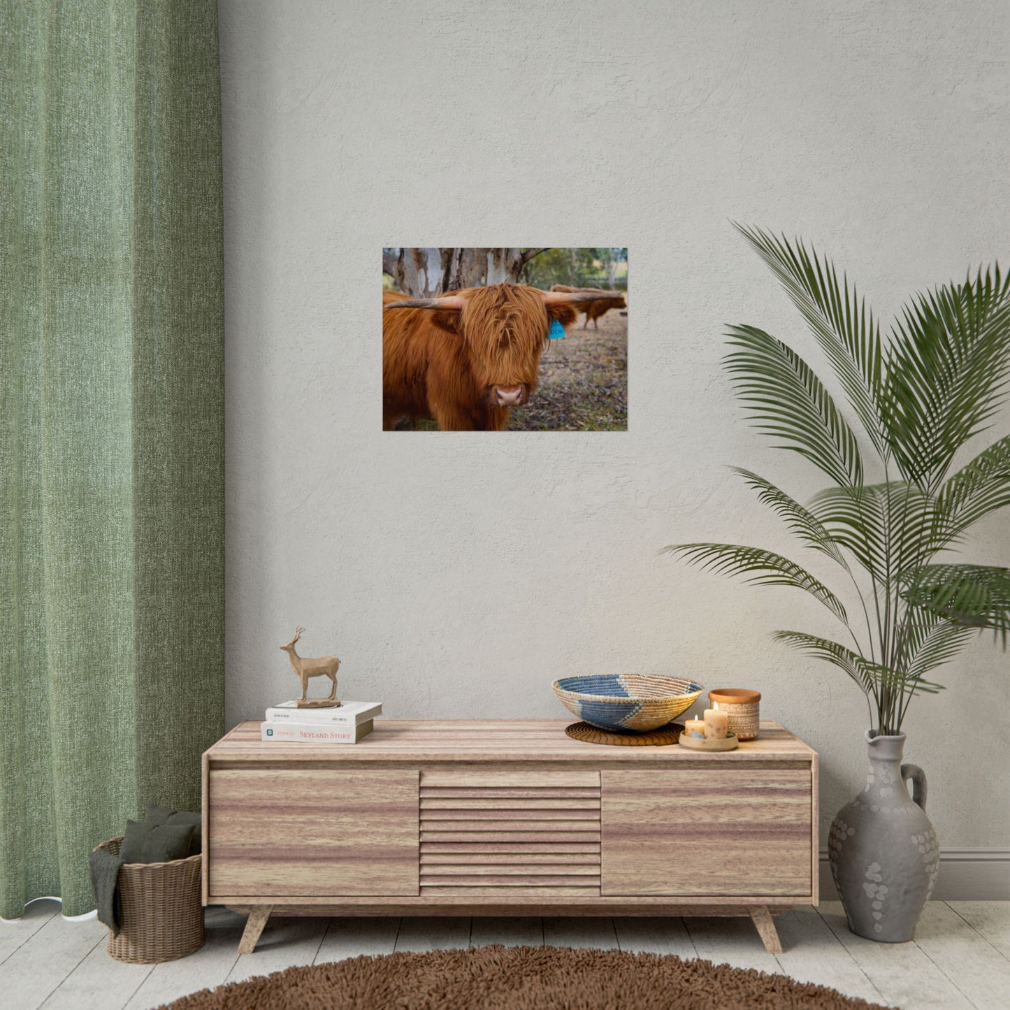 Rolled Posters - Scottish Highland Cattle 24″ x 18″ (Horizontal) Fine Art