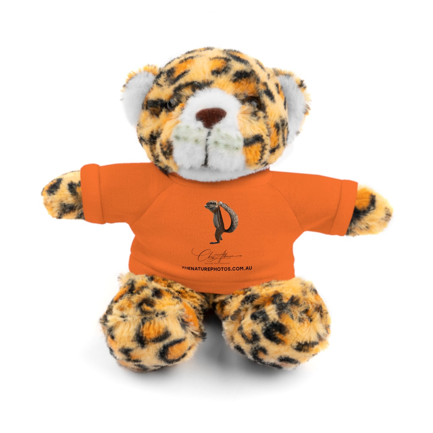 Teddy Jaguar with Tee Orange Jaguar 8"