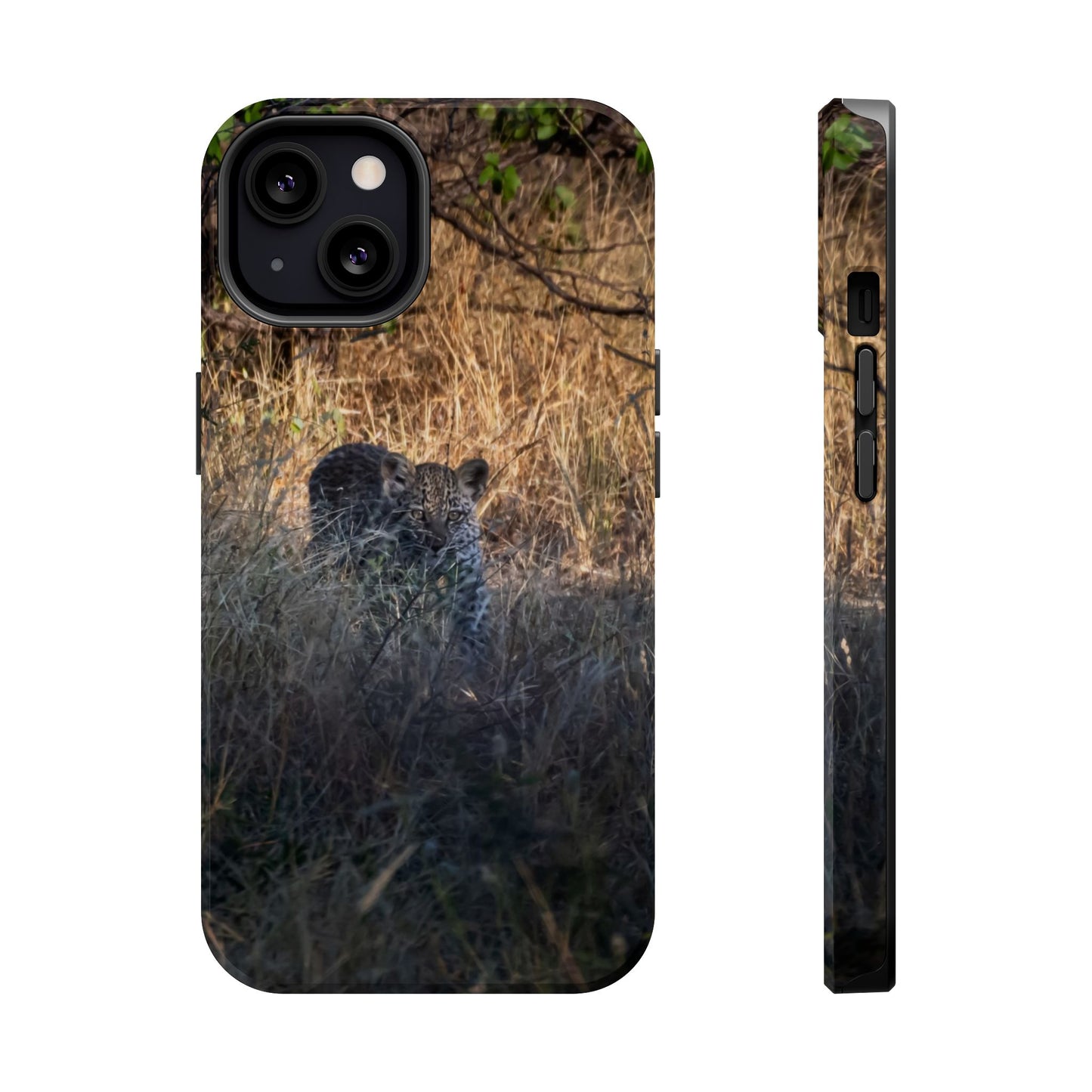 Magsafe® Compatible Tough Cases - Leopard Cub iPhone 13 Glossy