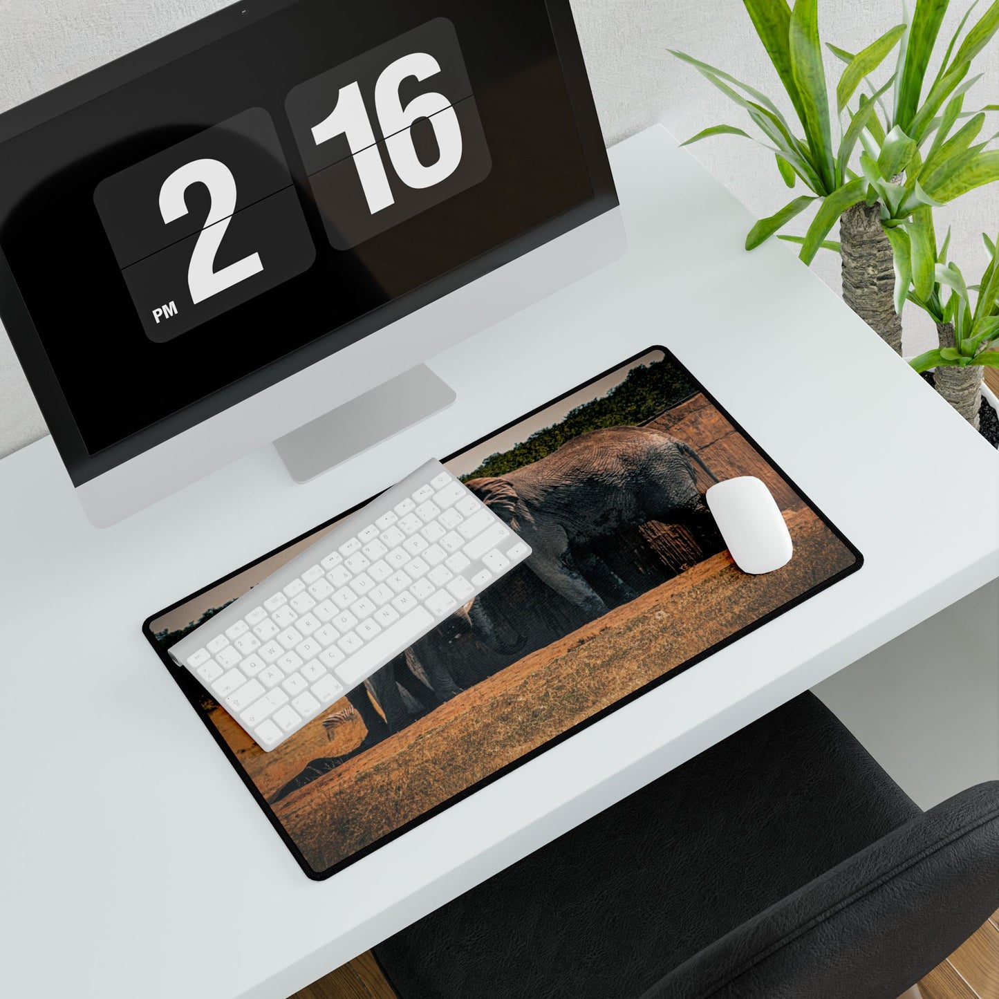 Friendly Elephant Desk Mats