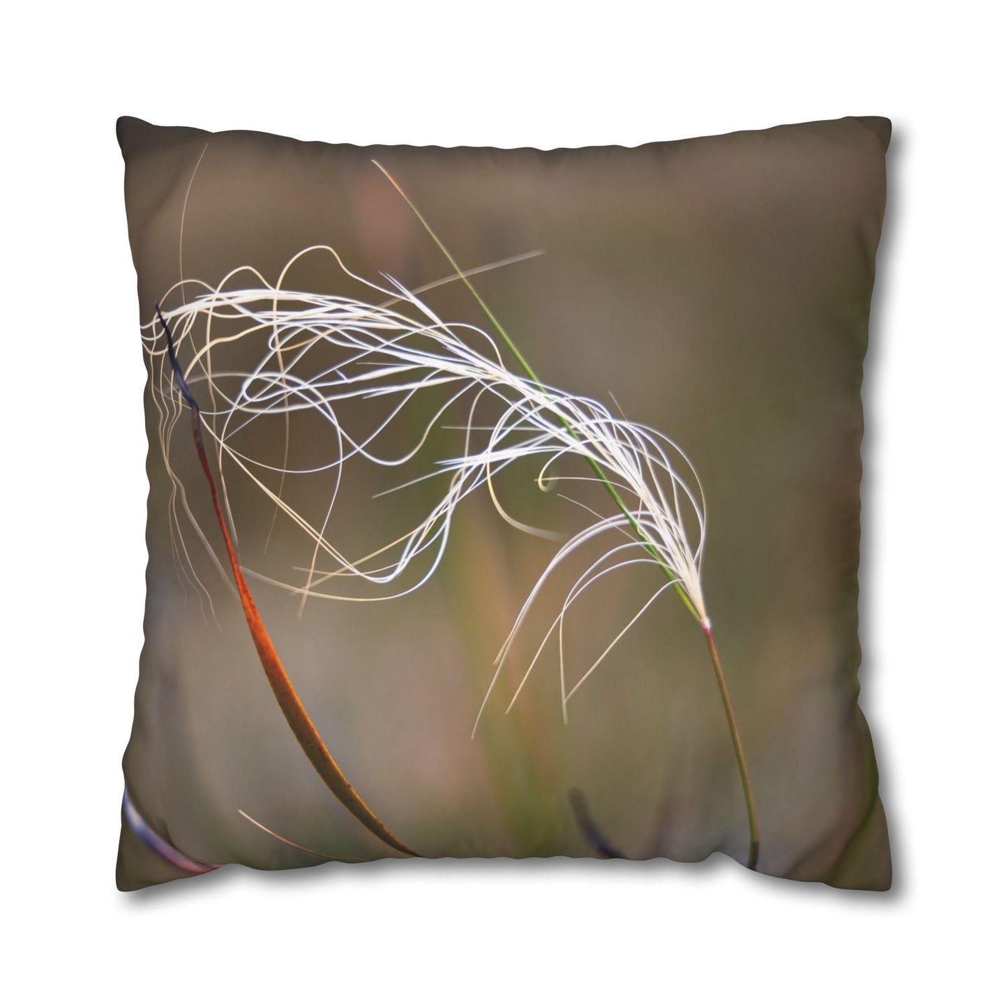 Poly Canvas Pillowcase - Australian Wildflowers 26" × 26"