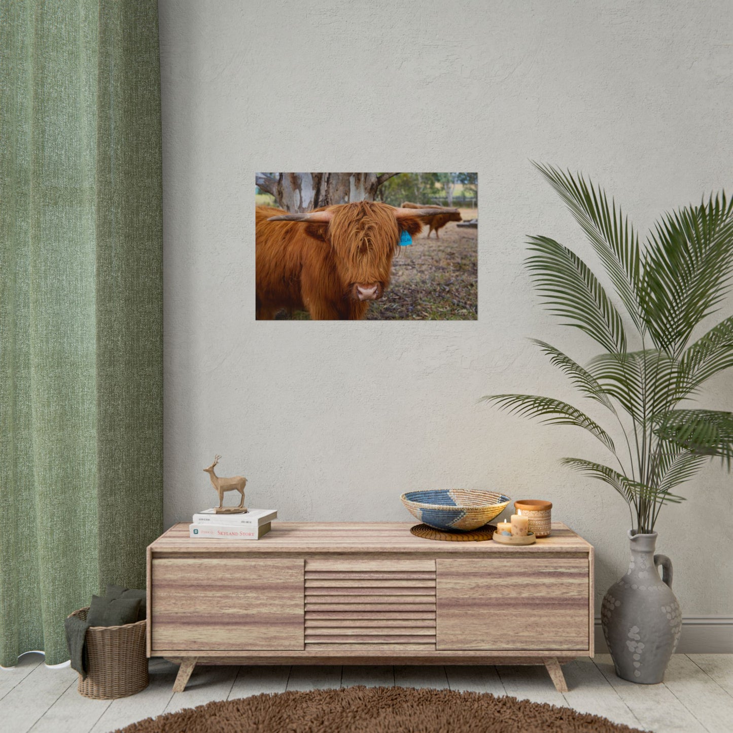 Rolled Posters - Scottish Highland Cattle 30″ x 20″ (Horizontal) Matte