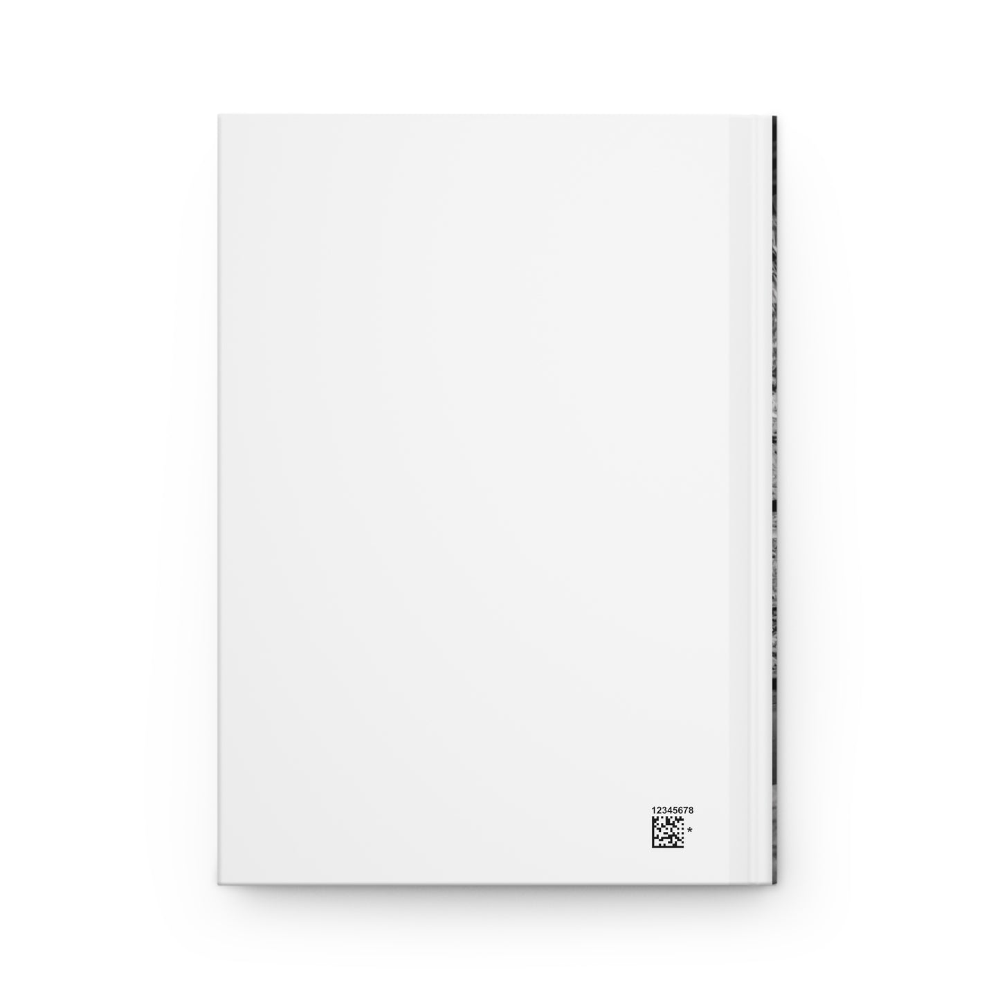 Hardcover Journal Matte - Zebra Drinking B&W