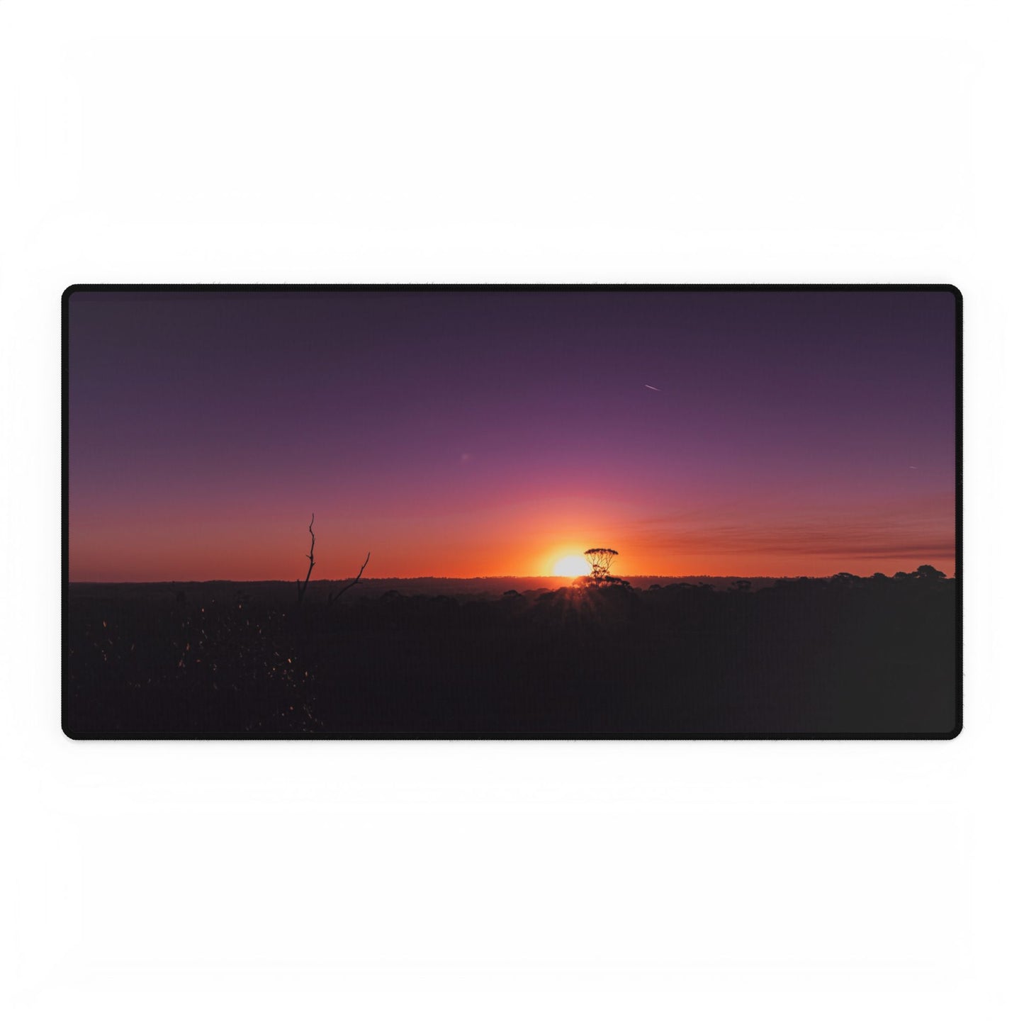 Purple Sunset Desk Mats 31.5" × 15.5"