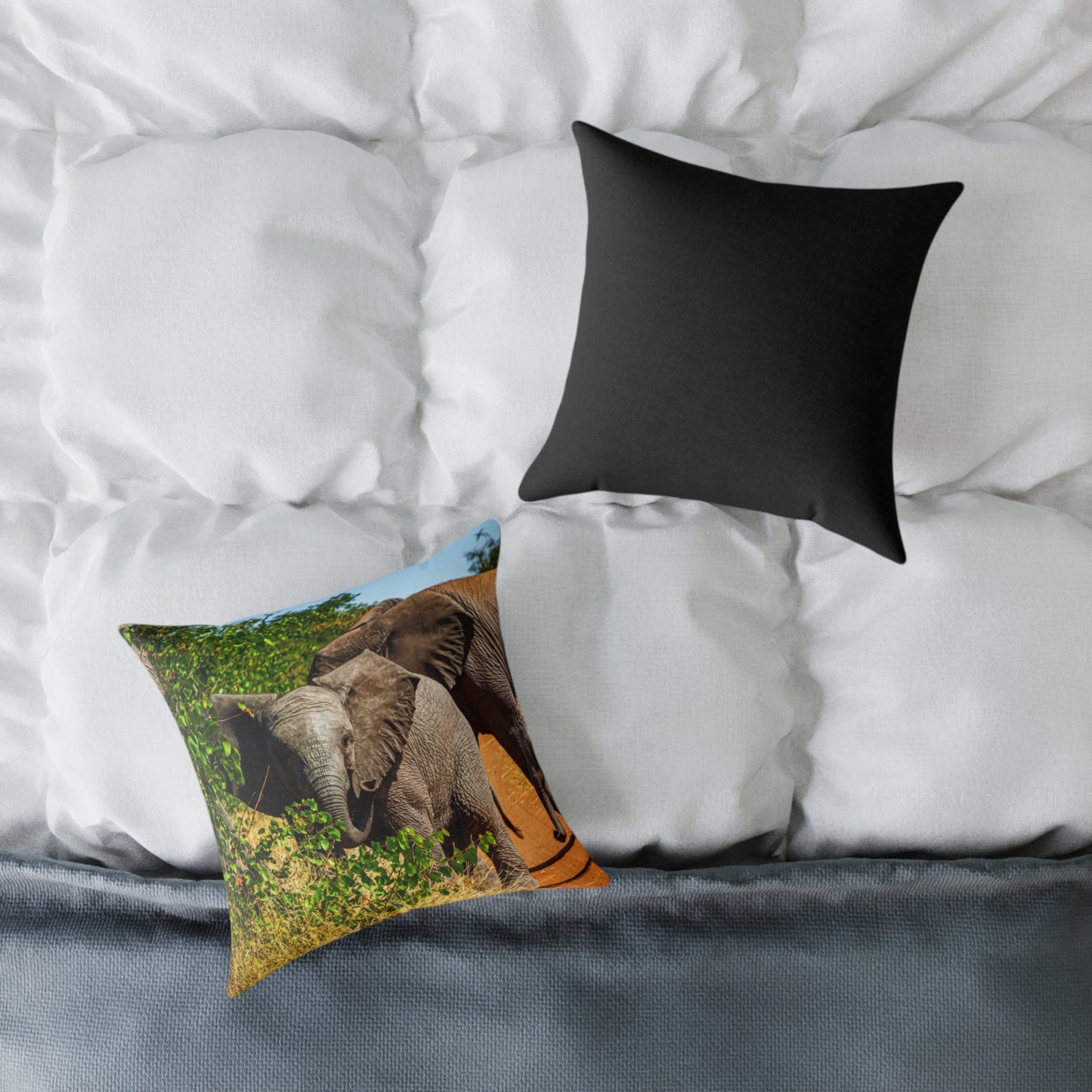 Young Elephant Pillow