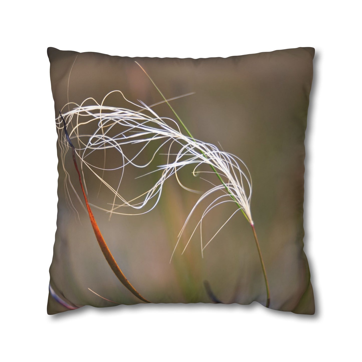 Poly Canvas Pillowcase - Australian Wildflowers 24" × 24"