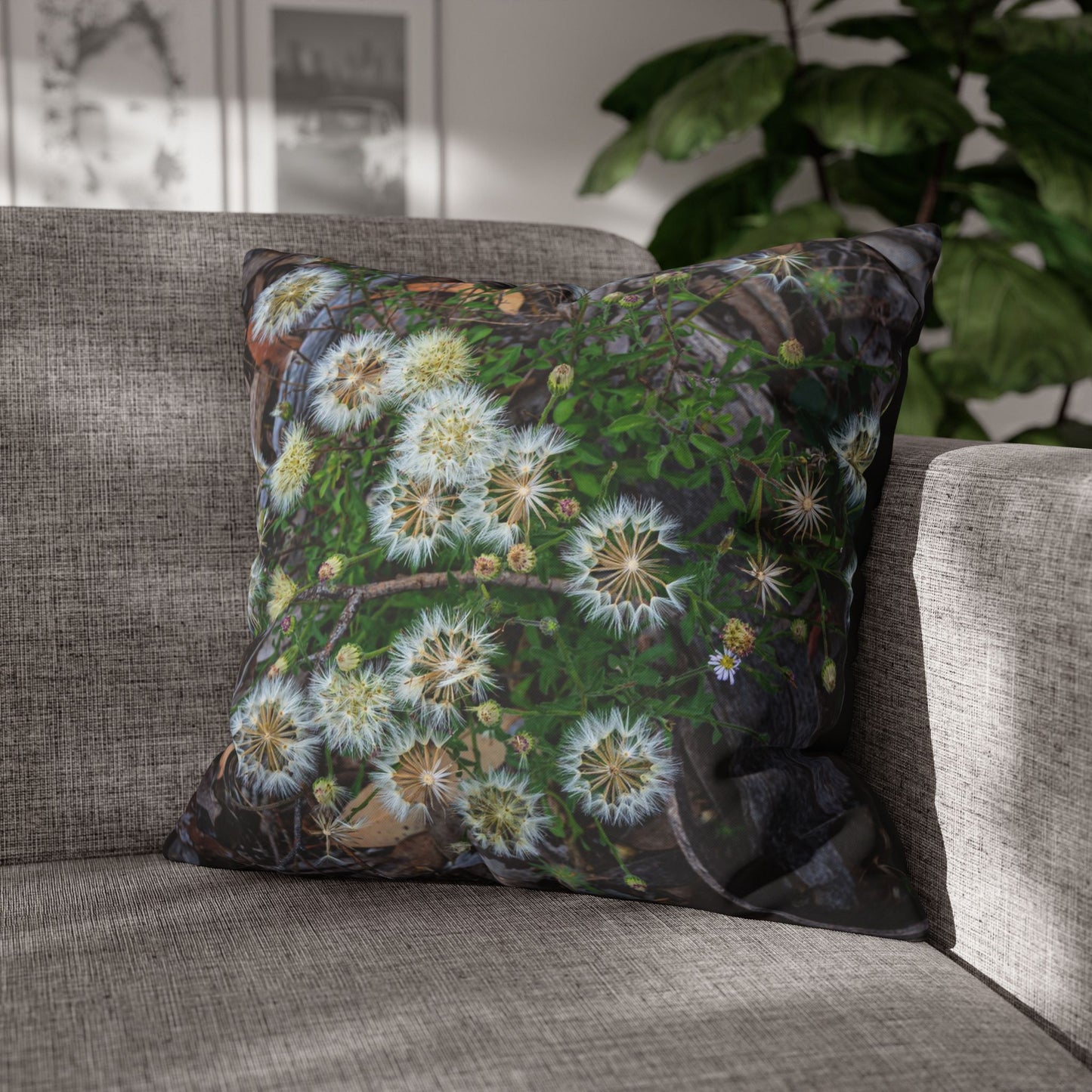 Poly Canvas Pillowcase - Australian Wildflowers