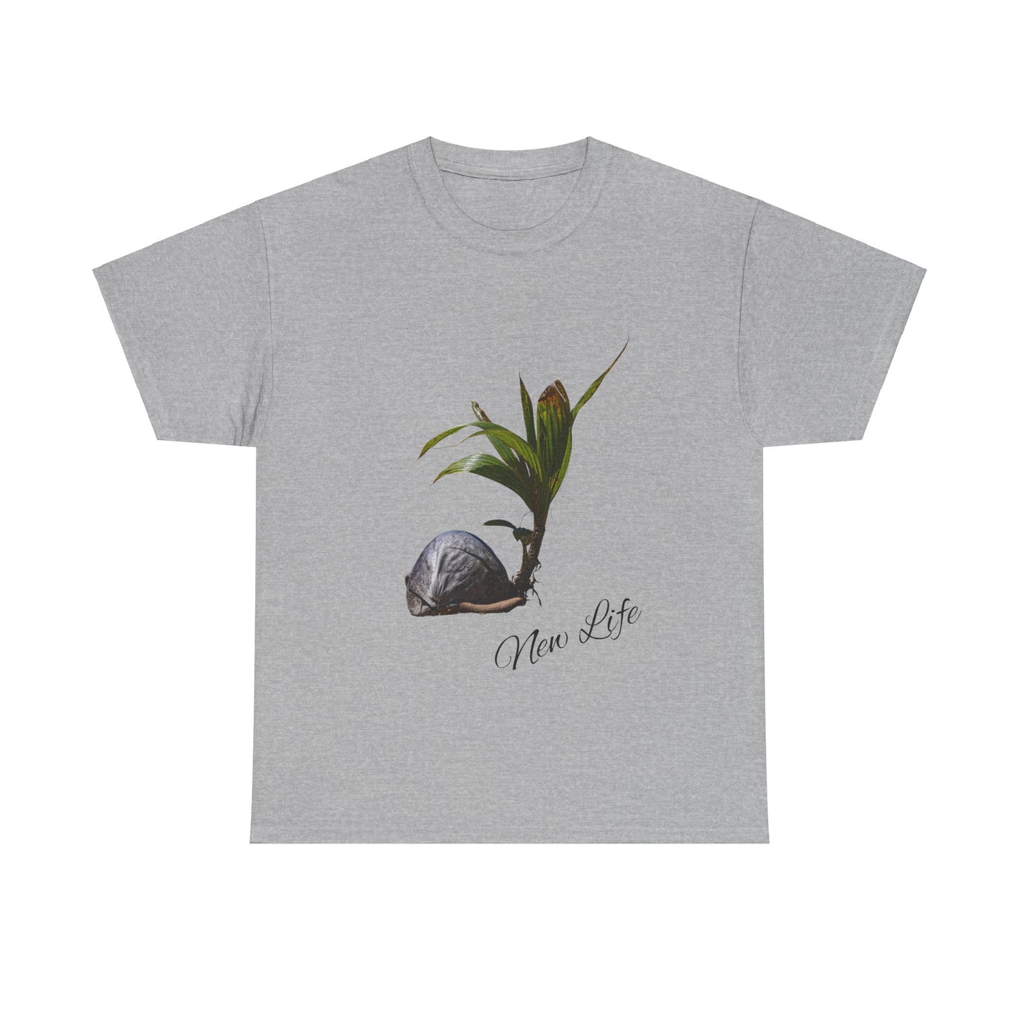 New Life Coconut Tee Sport Grey