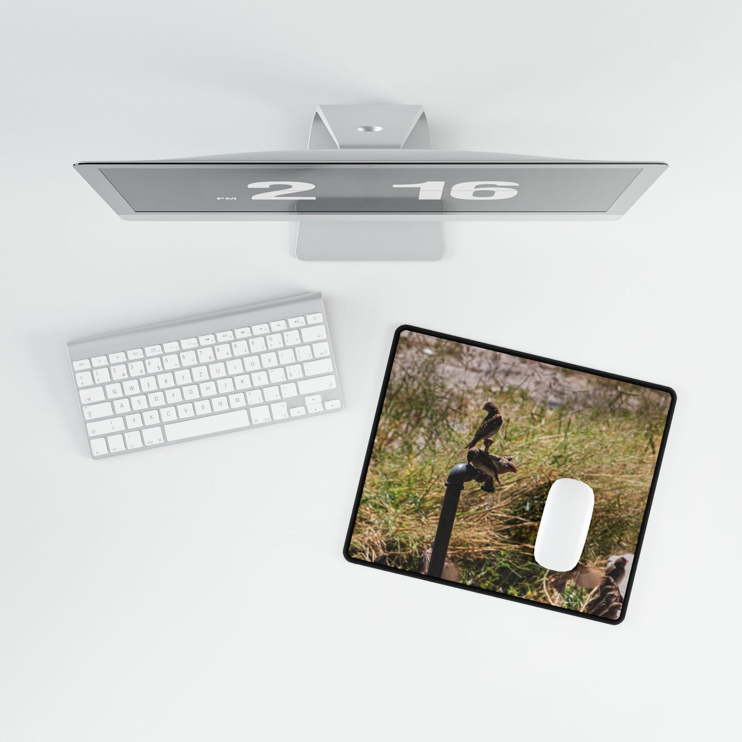 African Birds Desk Mat
