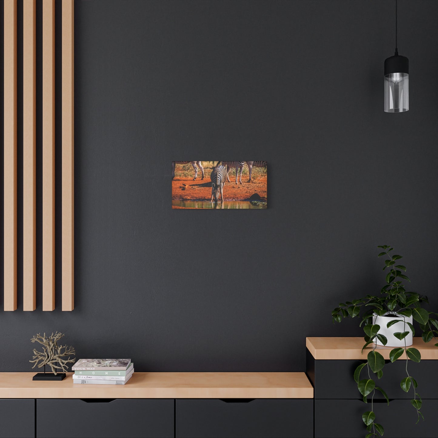 Zebra Nature Print Canvas Print