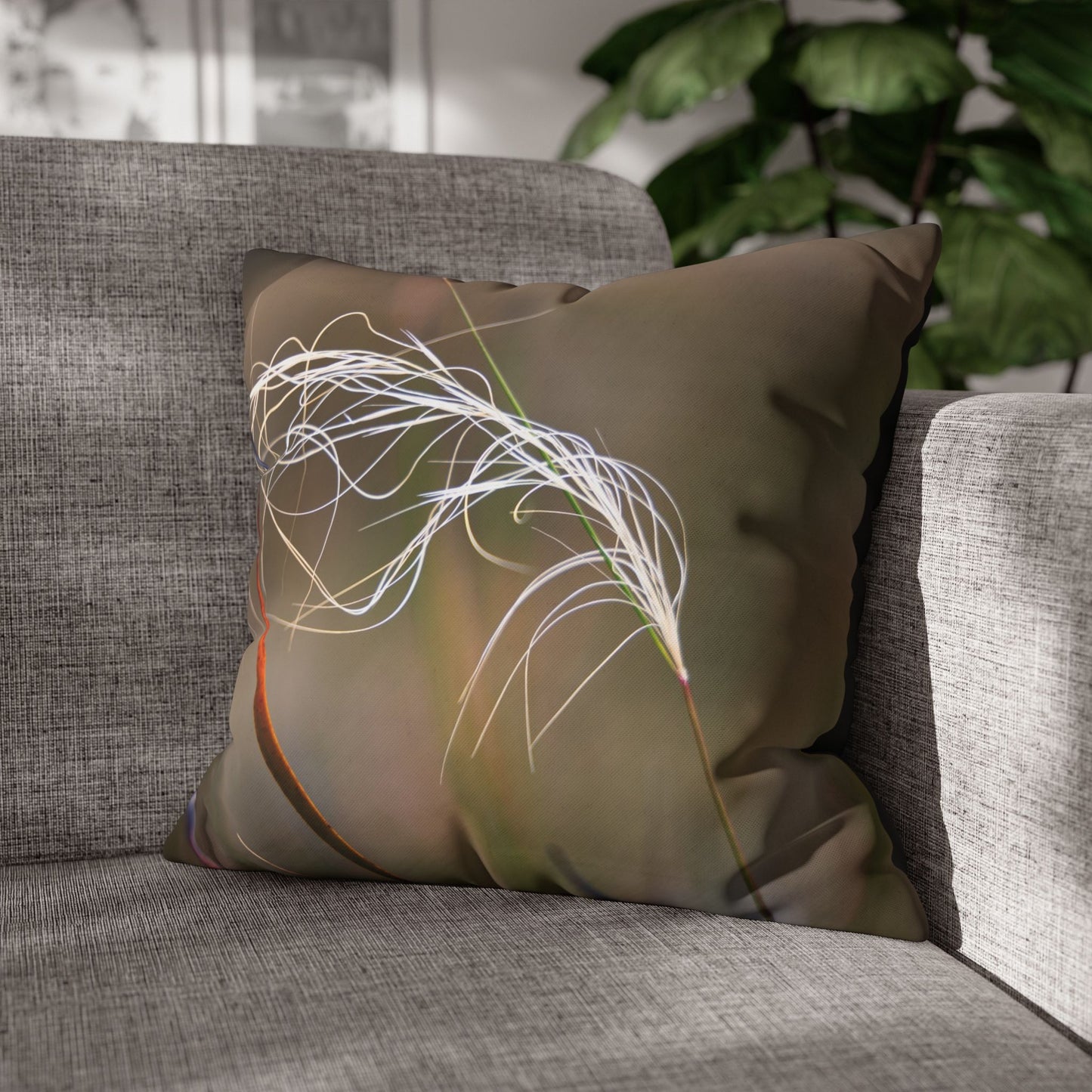 Poly Canvas Pillowcase - Australian Wildflowers