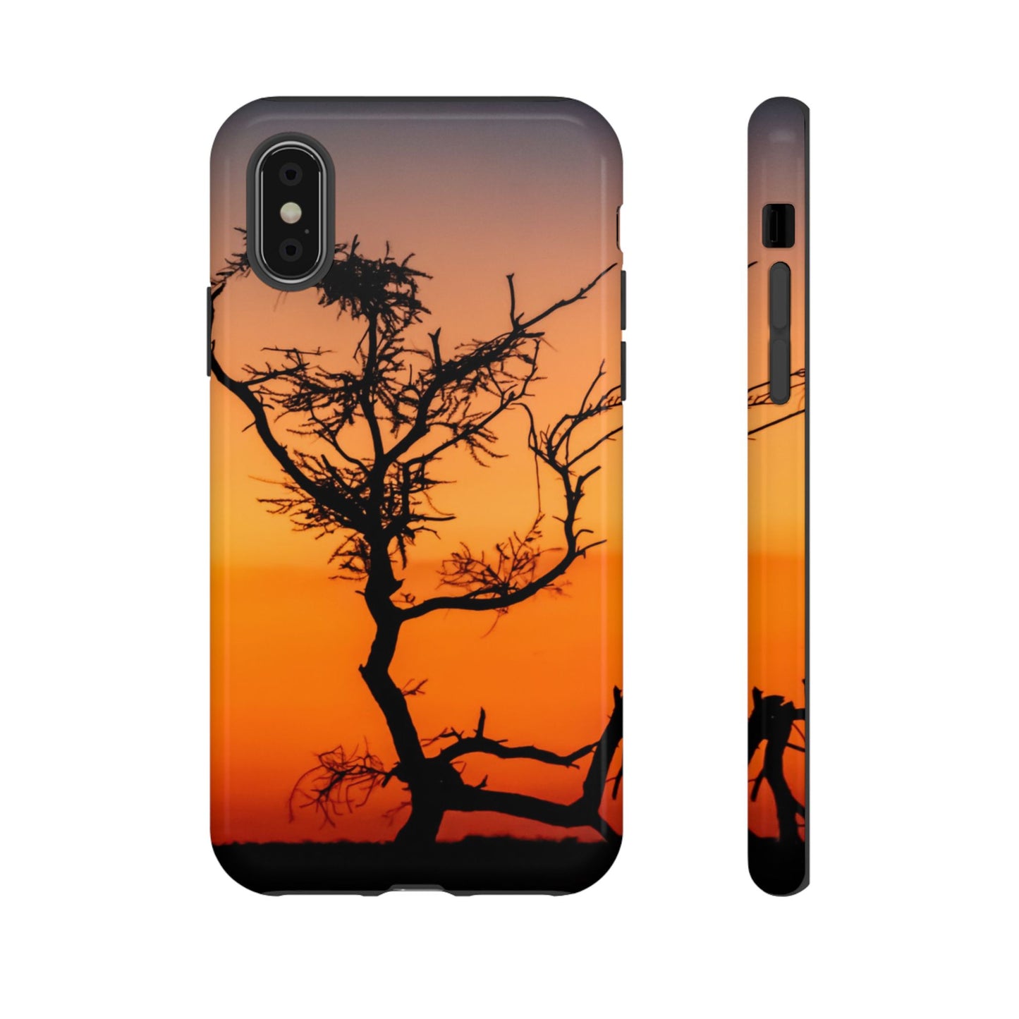 Tough Case - Sunset over the Kalahari iPhone X Glossy