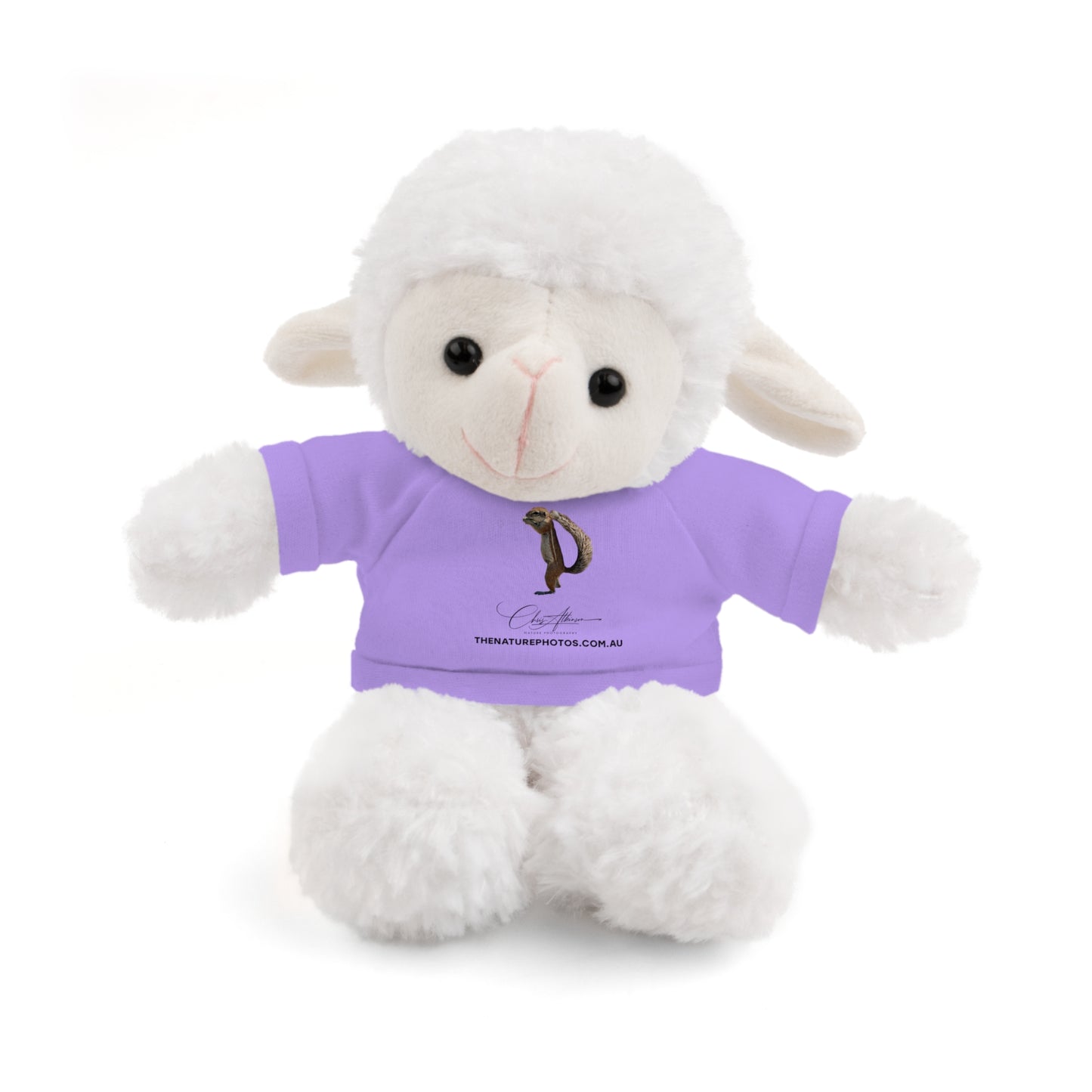 Teddy Sheep with Tee Lavender Sheep 8"