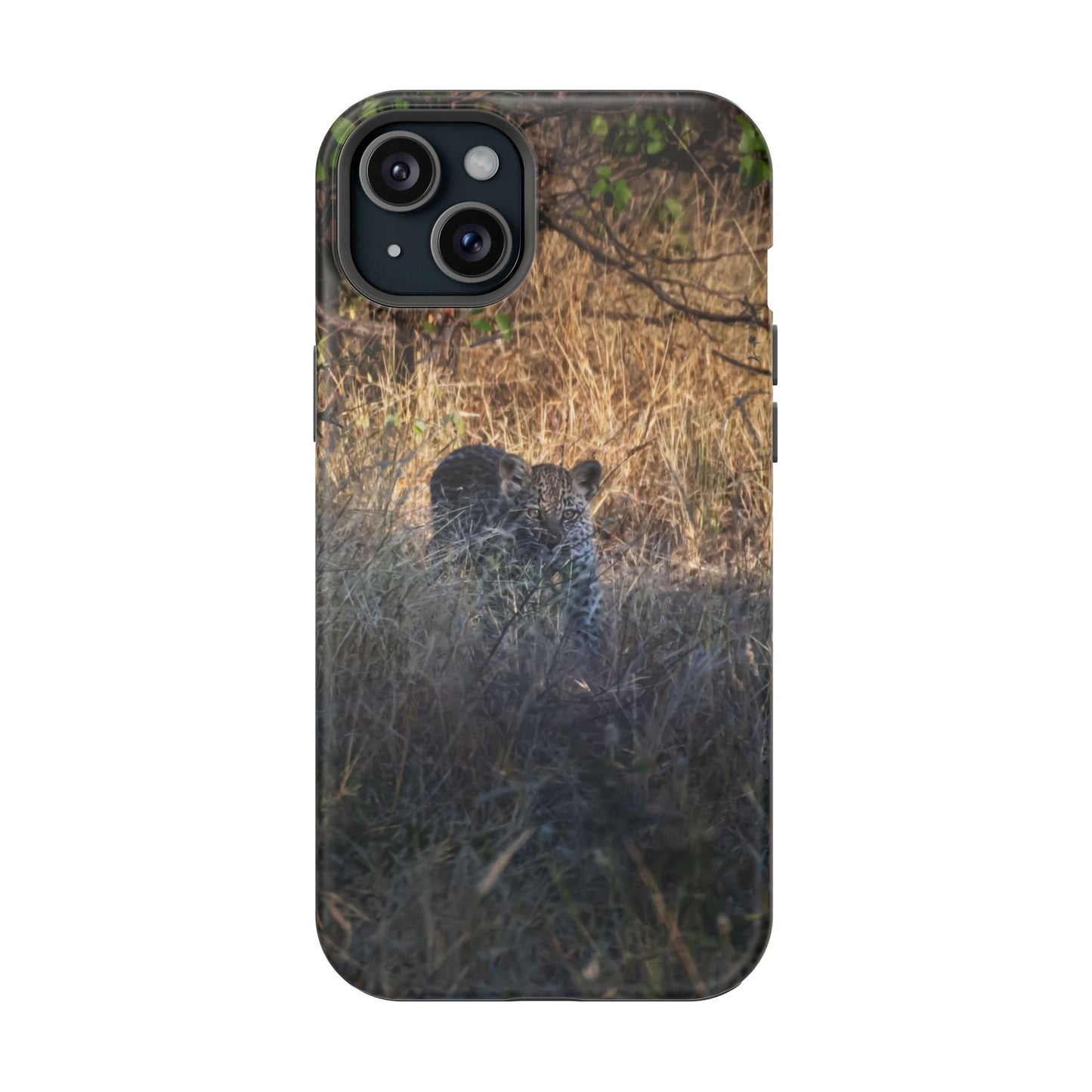 Magsafe® Compatible Tough Cases - Leopard Cub iPhone 15 Plus Matte