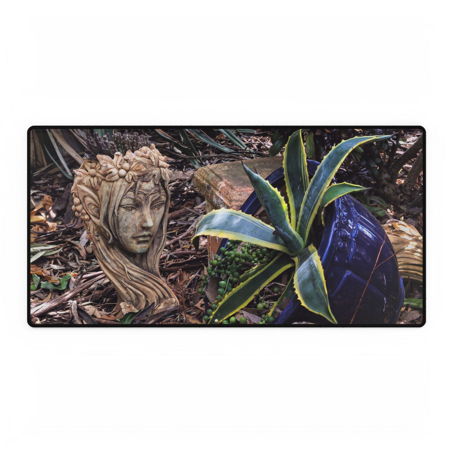 Tranquil Garden Desk Mats 31.5" × 15.5"